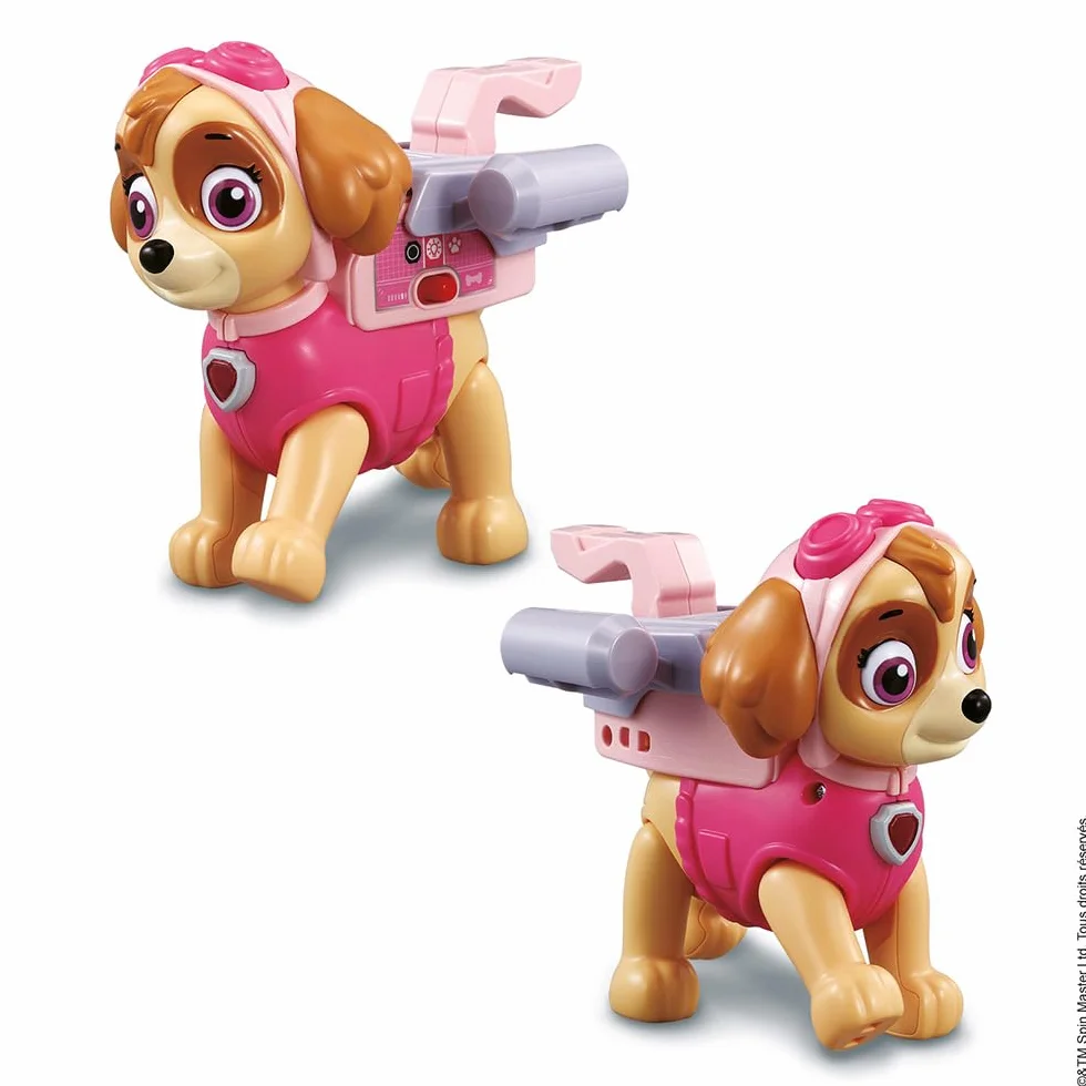 VTech Pat' Patrouille Stella Interactive Mission Sauvetage Figurine 16 cm Chien Interactif Jouet Paw Patrol Cadeau Enfant 3-7 Ans Français