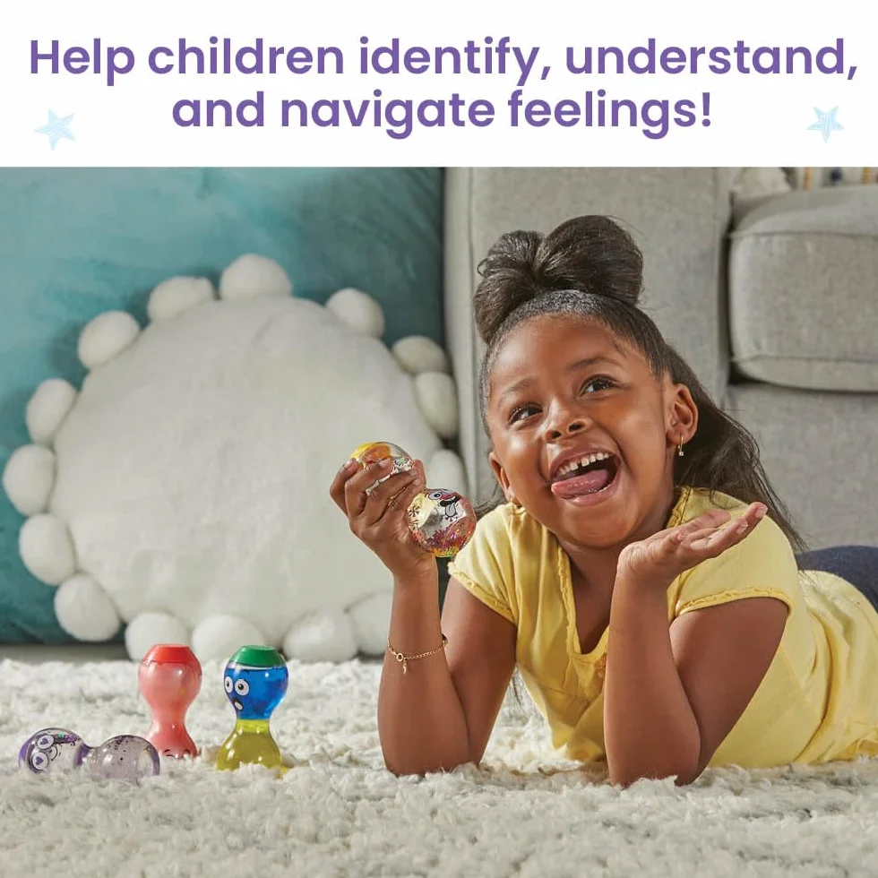 Learning Resources 4 Bouteilles Sensorielles Émotions Montessori Autisme Jeux Enfant 3 4 5 Ans