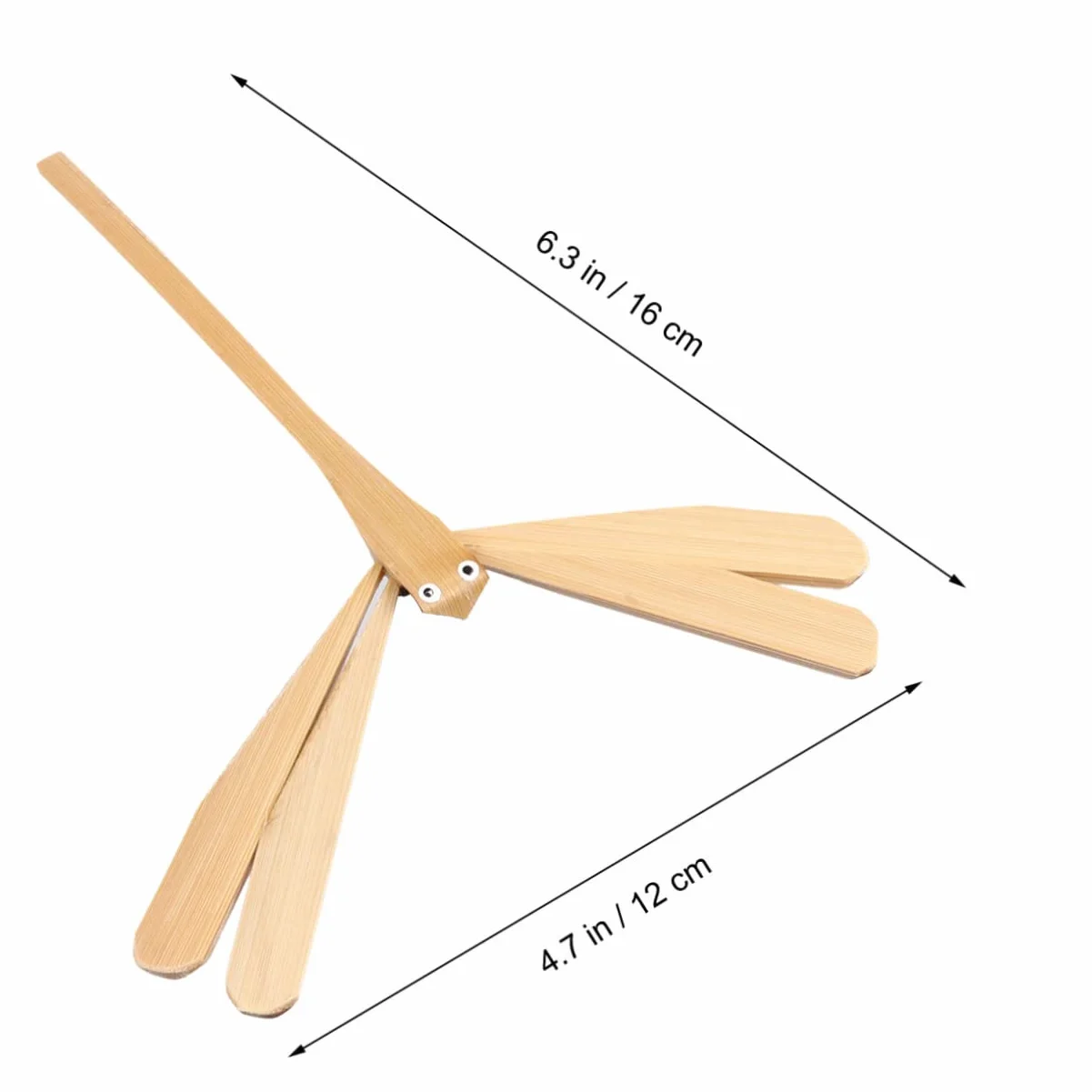 Jouet Libellule Stable en Bambou 2pcs HEMOTON, Jouet Éducatif Motricité pour Garçons et Filles