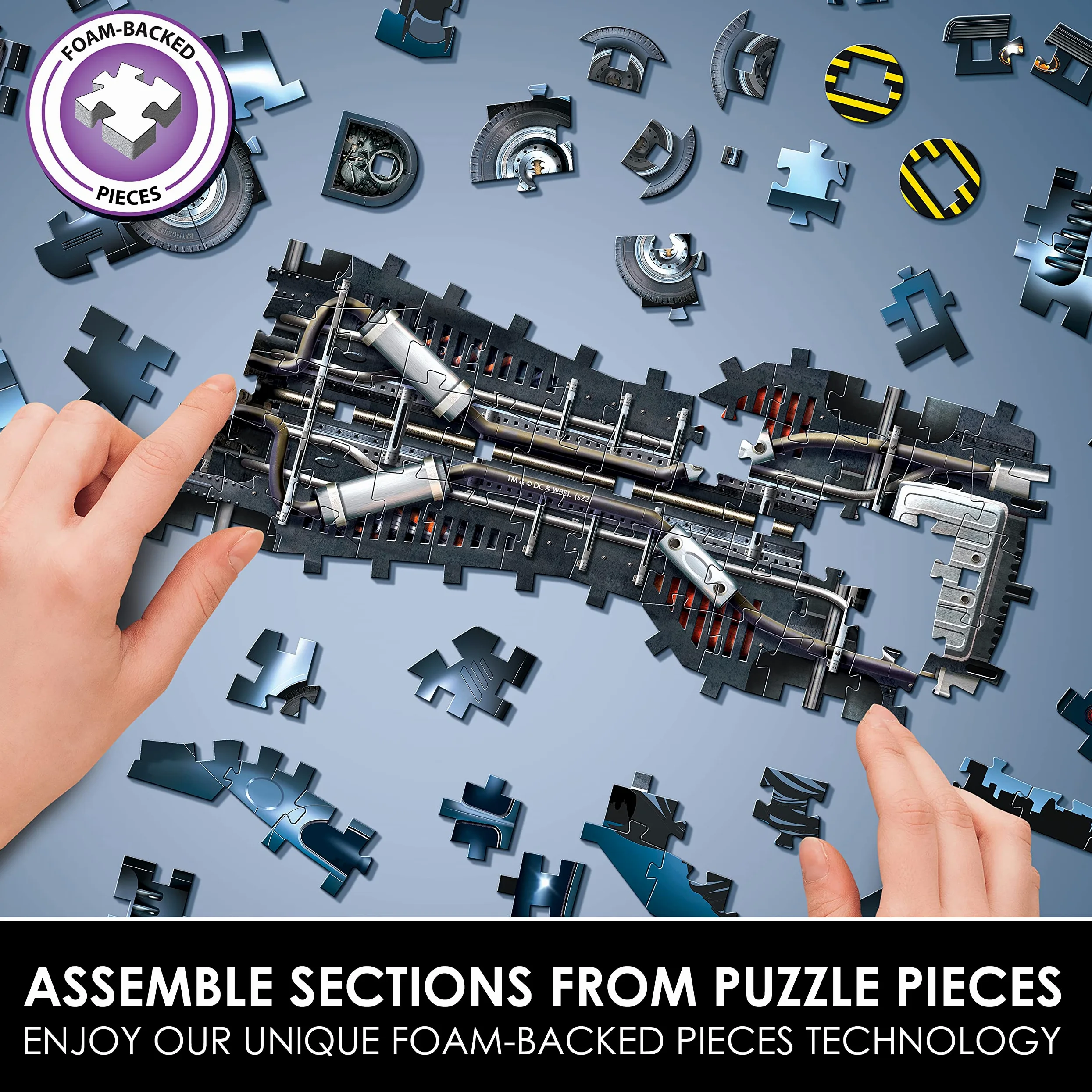 Wrebbit 3D 34568 Batmobil 255 pcs. 3D Puzzle