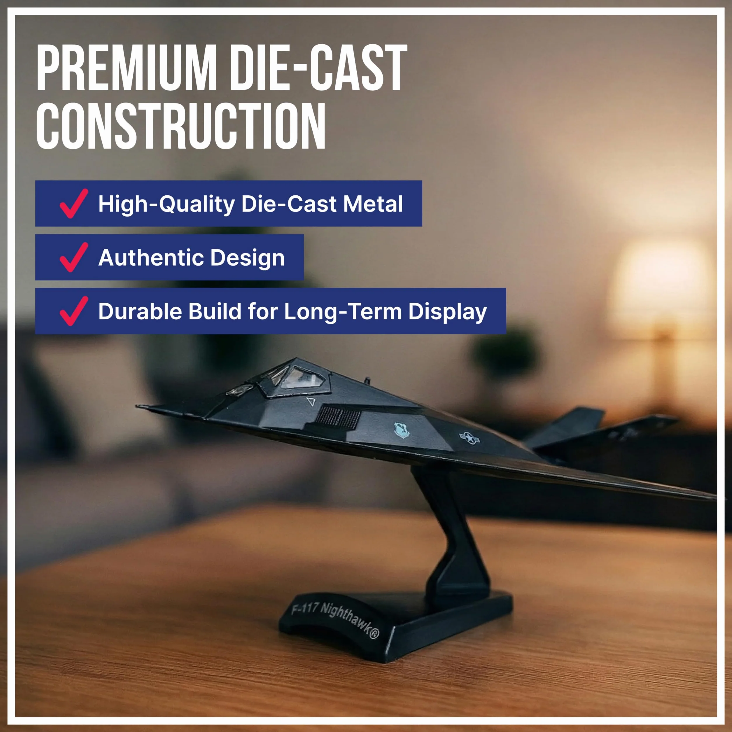 Daron Avion F-117 Nighthawk 1:150 Noir