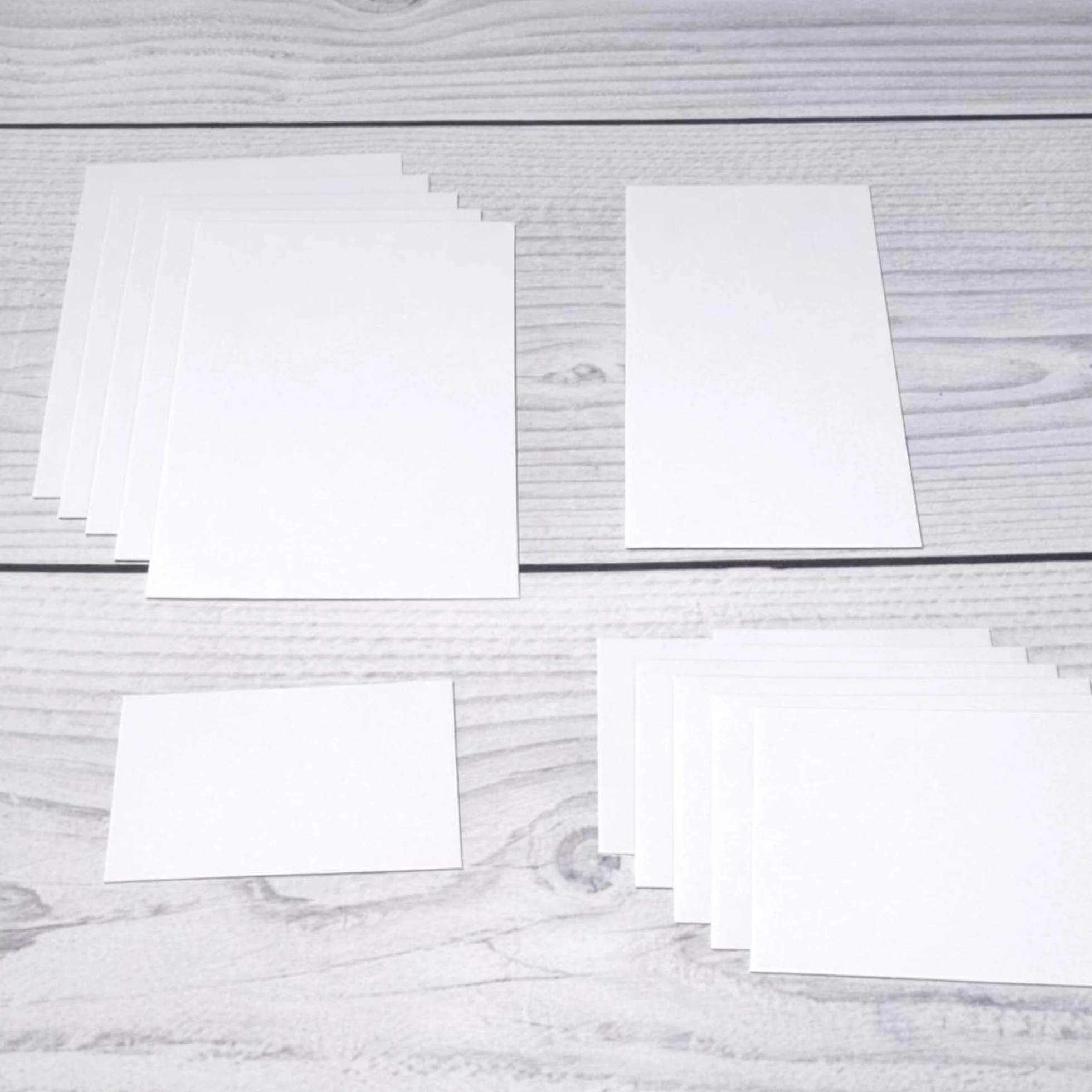 Exacompta Pack Bureau 5 Étuis 100 Fiches Bristol Unies Non Perforées 148 x 210 mm Compatibles Imprimante Jet d'Encre Laser Photocopieur Blanc