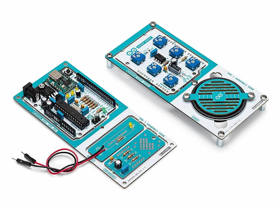 Arduino Make Your UNO Kit AKX00037 - Kit DIY pour Carte Arduino UNO, Apprentissage Électronique Programmation