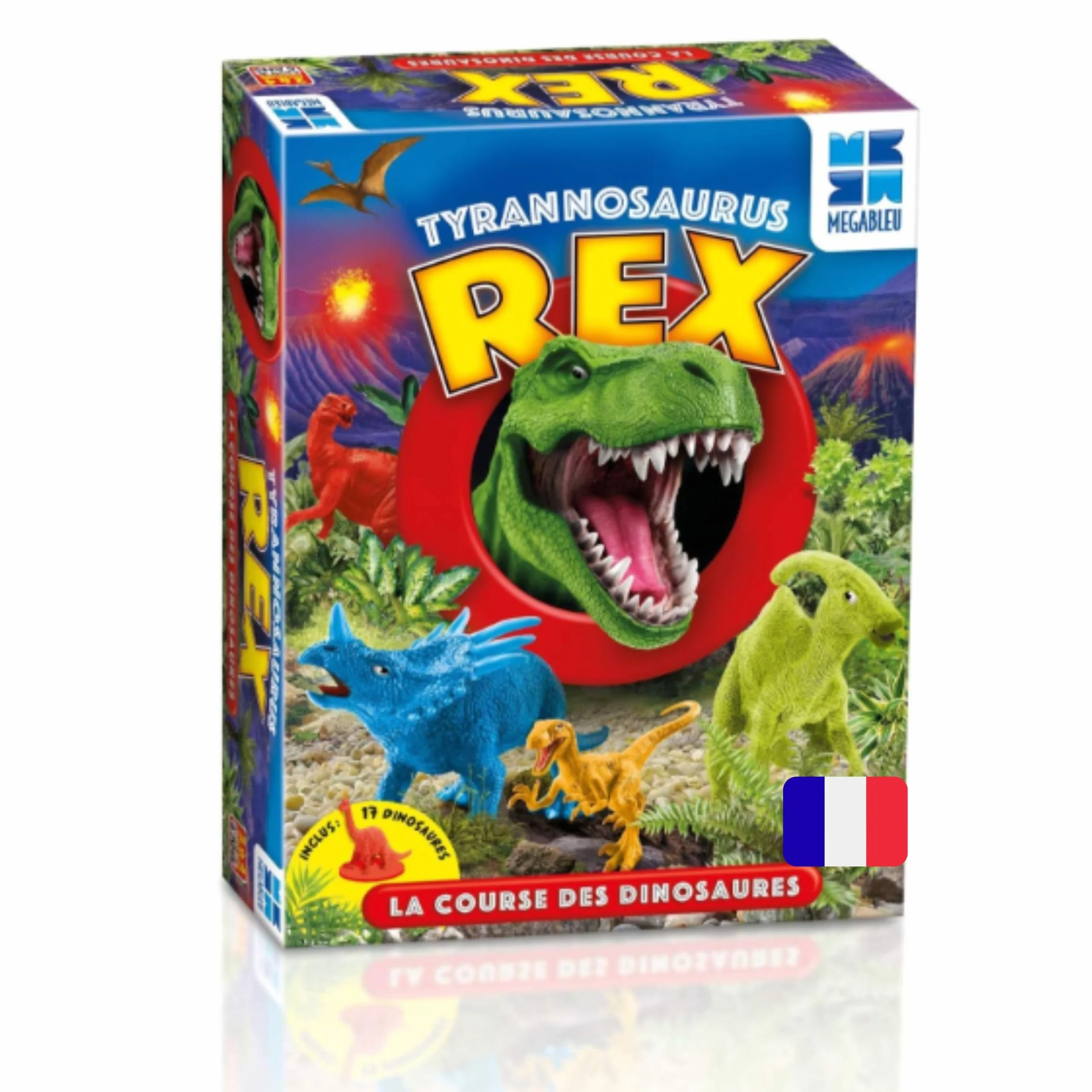 Megableu TYRANNOSAURUS REX Jeu de Société Dinosaure pour Enfants dès 6 Ans 2 à 4 Joueurs