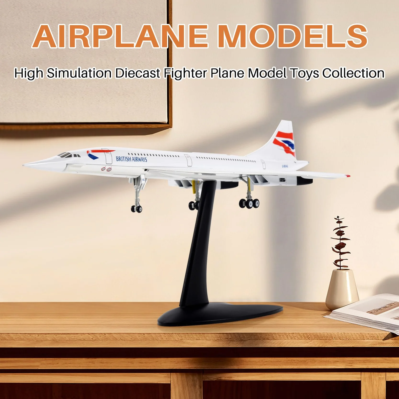 Air British Concorde avion aérien britannique de collection 1/200