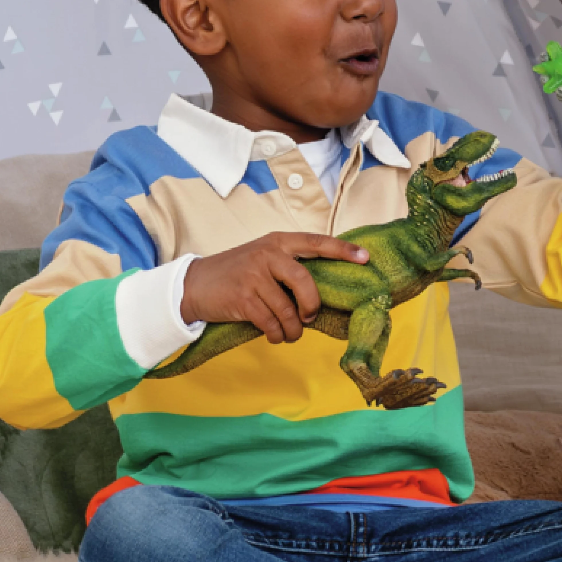 Schleich Dinosaure Tyrannosaurus Rex 14525 Figurine réaliste mâchoire Mobile Jouet dès 3 Ans 28 x 10 x 14 cm