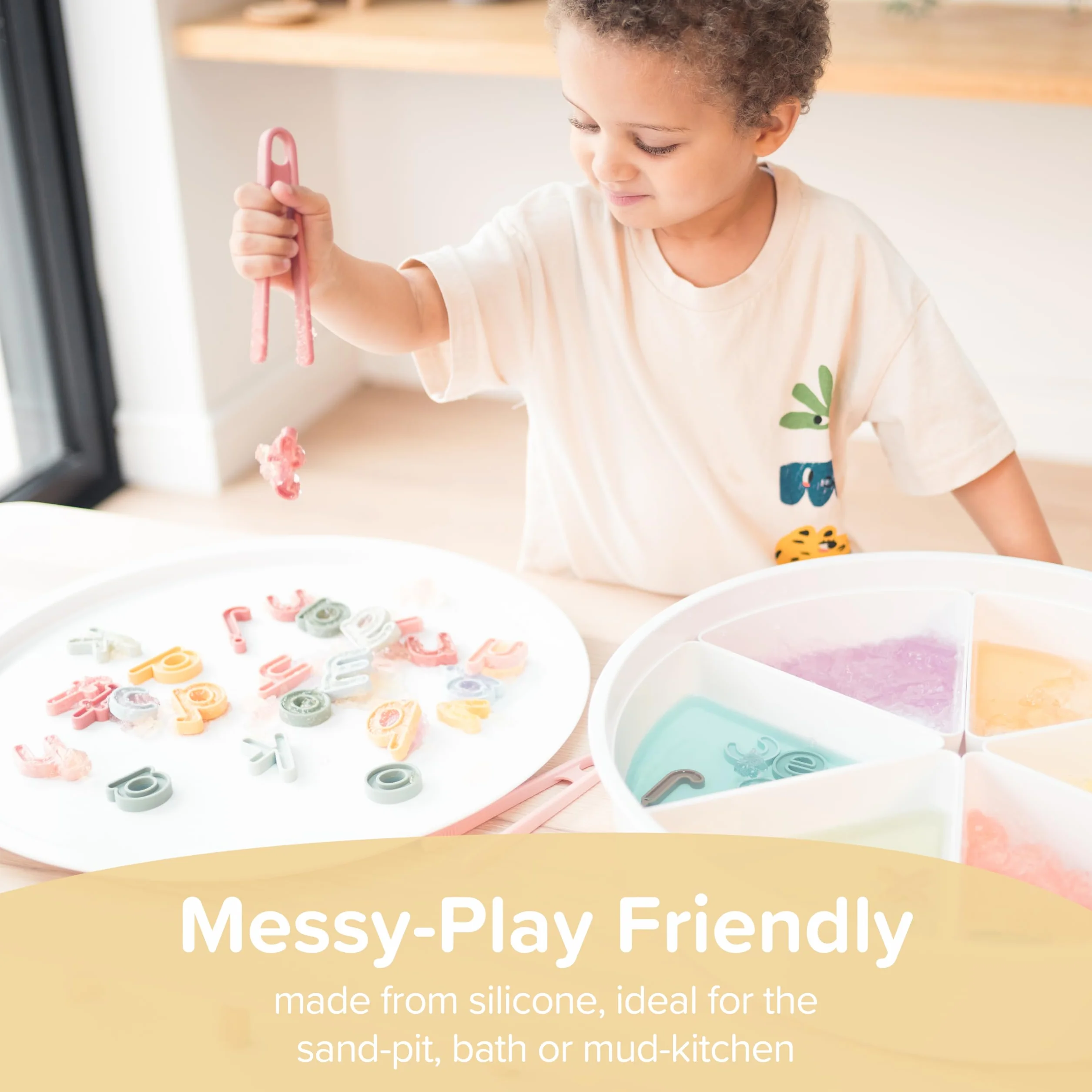 Inspire My Play Ensemble d'orthographe de Lettres Alphabet Enfants Jeu d'apprentissage 3 Ans sensoriel