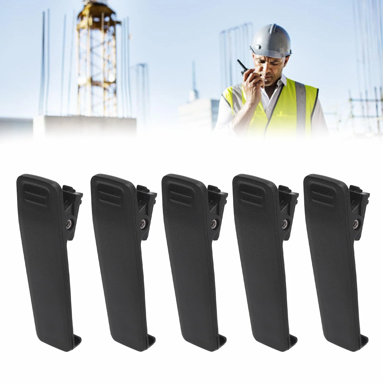 Clip de Ceinture pour Talkie-walkie IC705 ID52E ID51E ID31E IP503H IP100H IP501H BP307 BP290 BP294