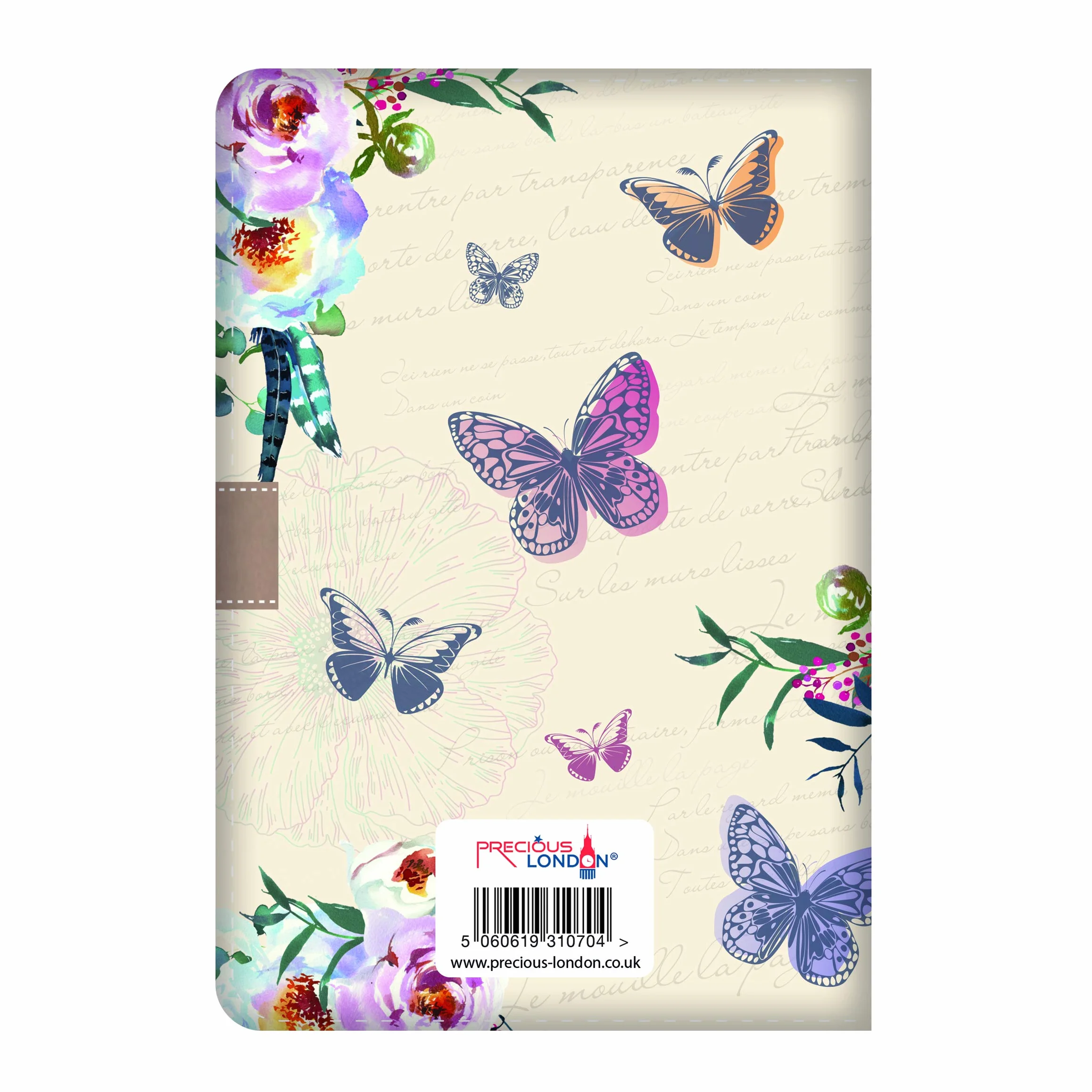 Carnet d'adresses téléphoniques et d'anniversaire avec index A-Z, couverture souple rembourrée format A5, fermeture magnétique