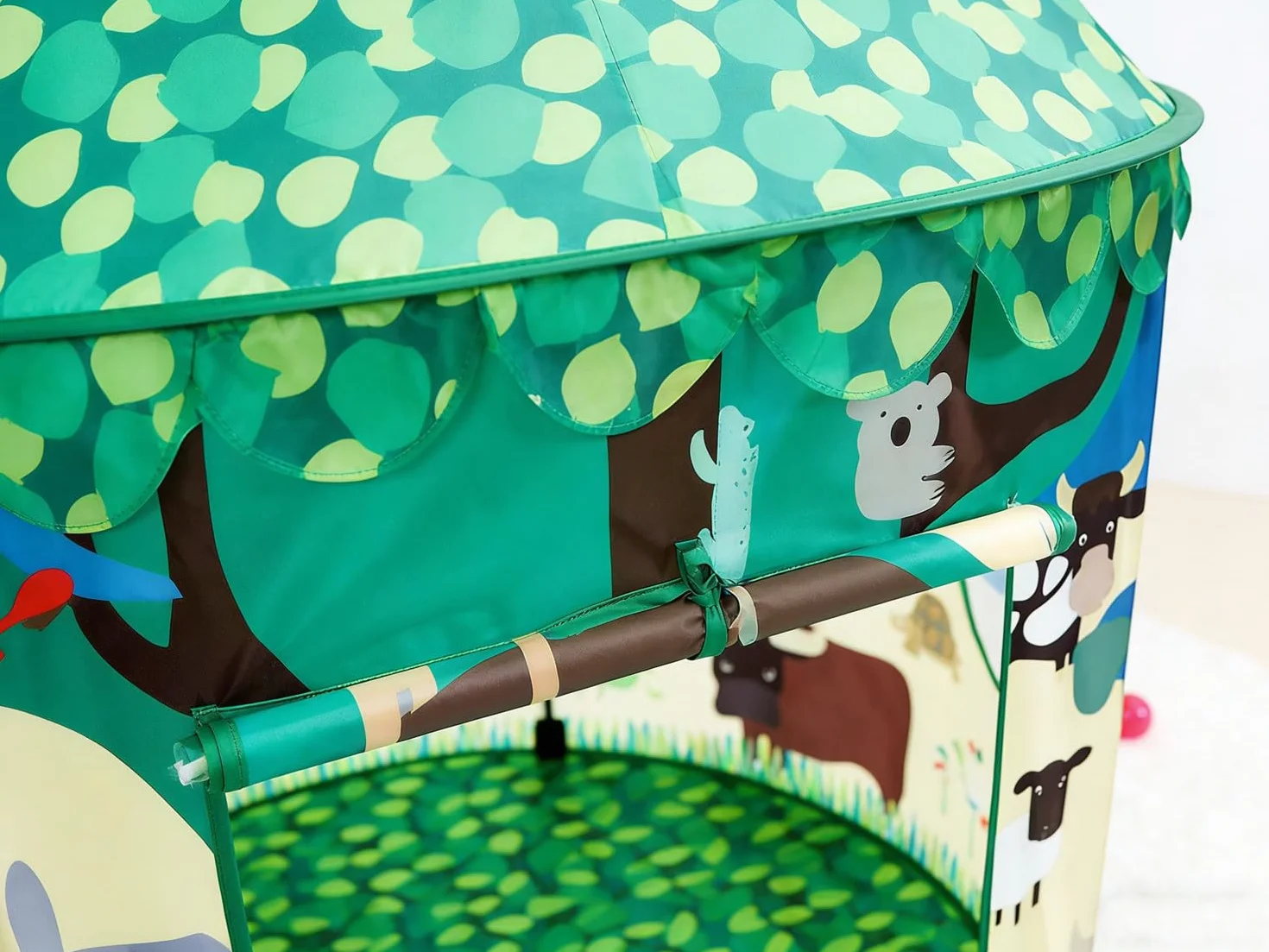 Tente de Jeu Tipi pour Enfants, Tente Pop-up Intérieur Extérieur, Maison de Jeu Yourte
