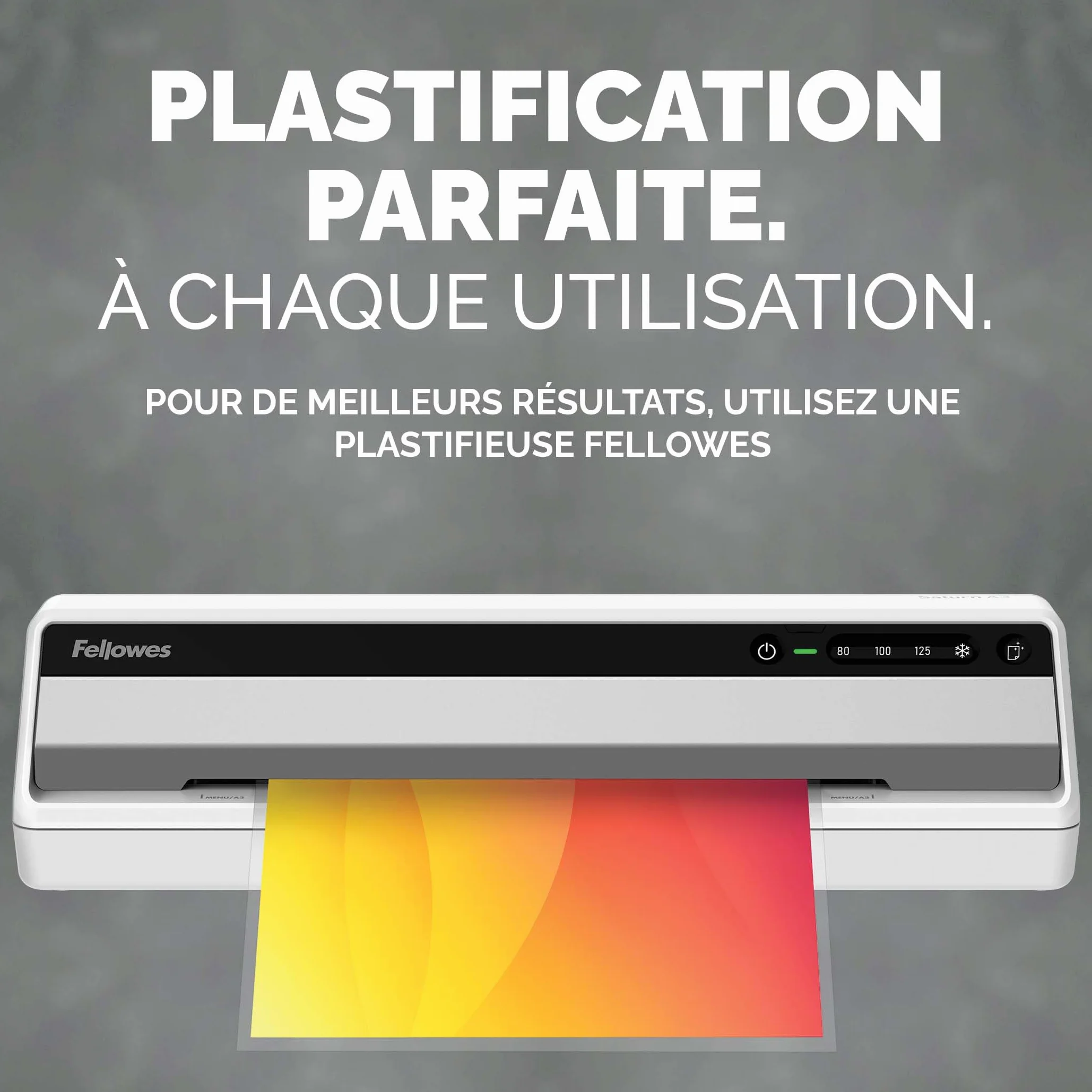 Fellowes Fogli Plastificazione A3 Lucide 50 Pezzi Resistenti per Poster e Documenti
