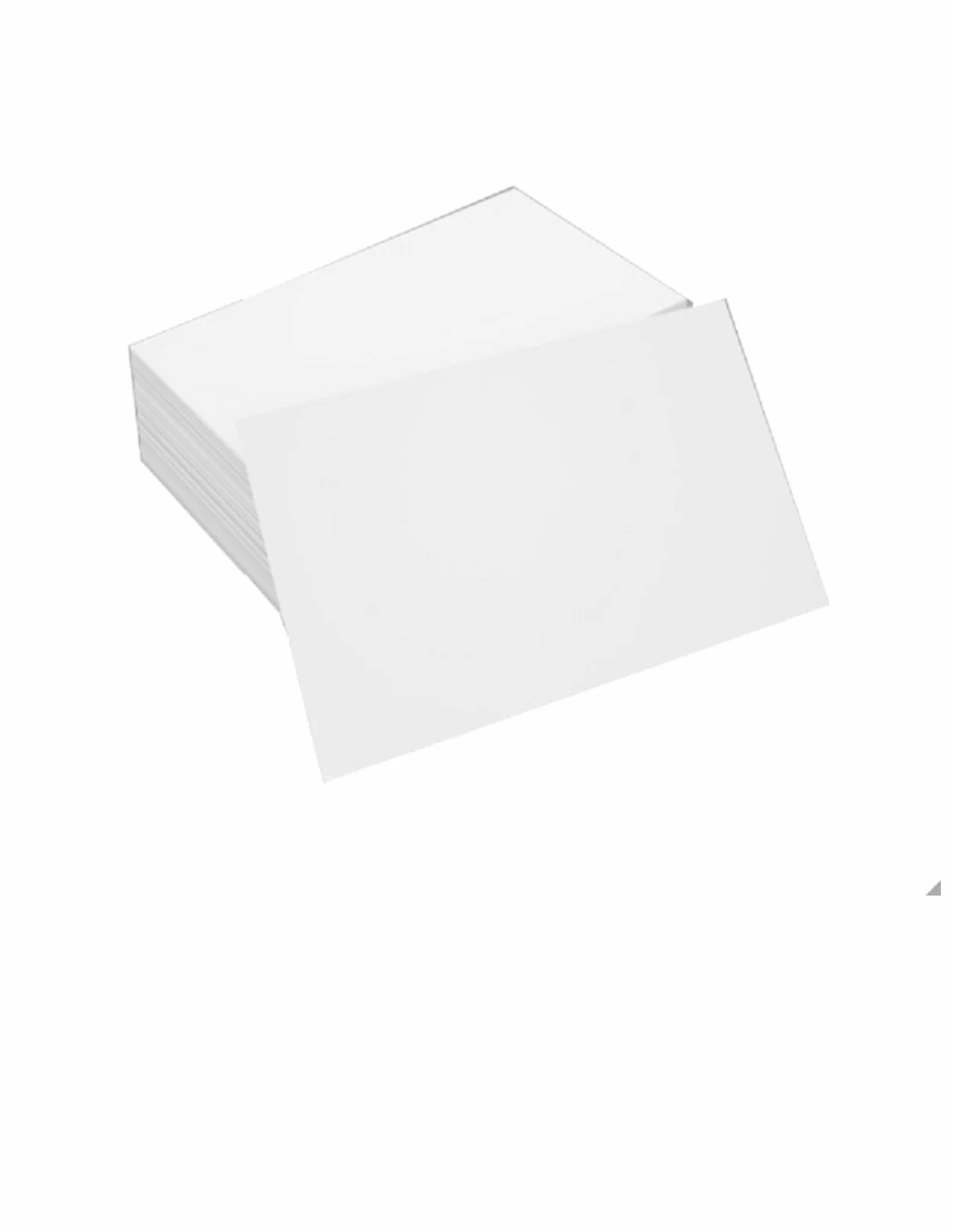 Lot de 100 feuilles cartonnées blanches A4 350 g/m² House of Card & Paper