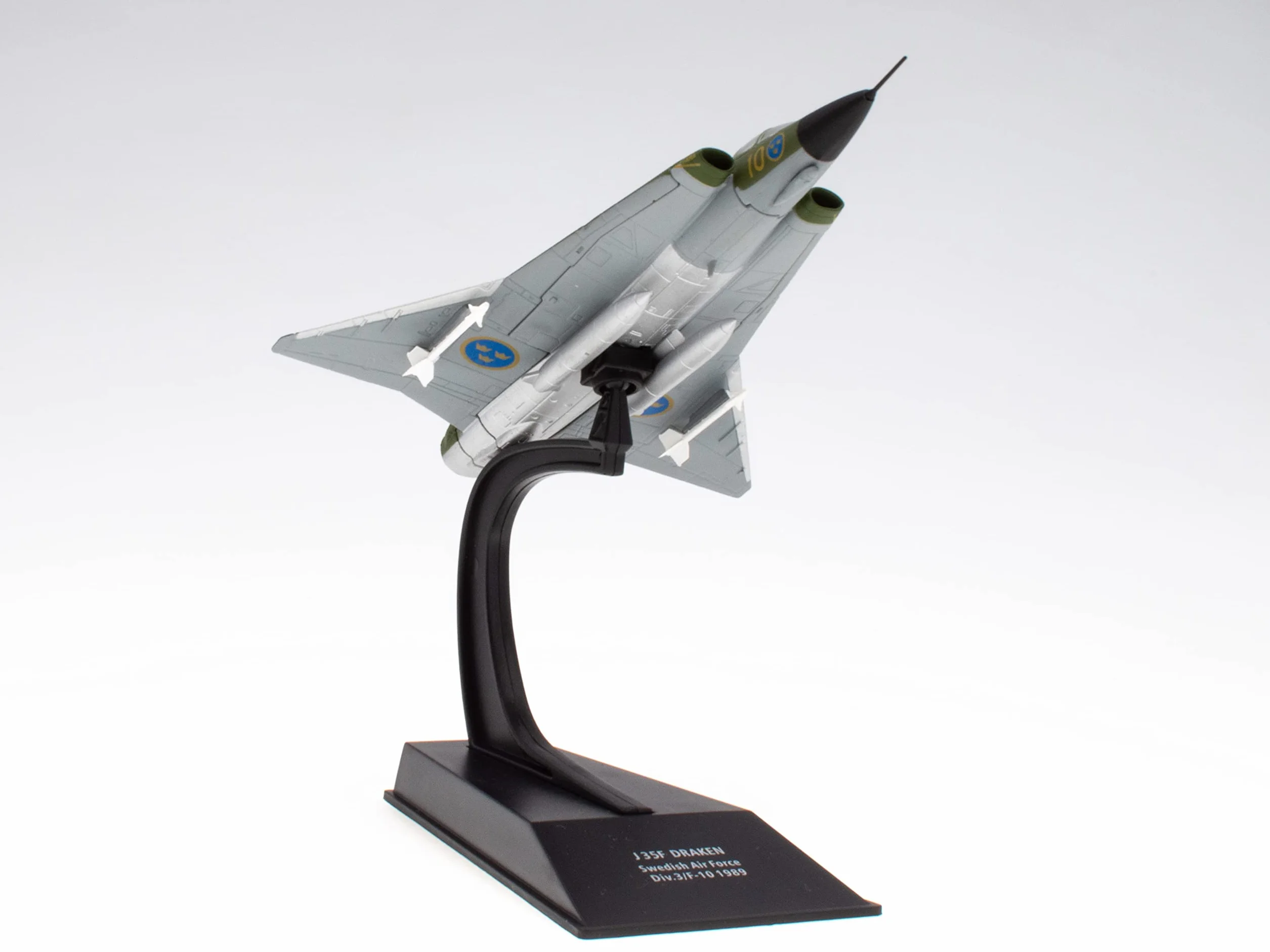 OPO 10 Avion de Combat Militaire 1/100 Compatible J 35F DRAKEN Swedish AIR Force 1989