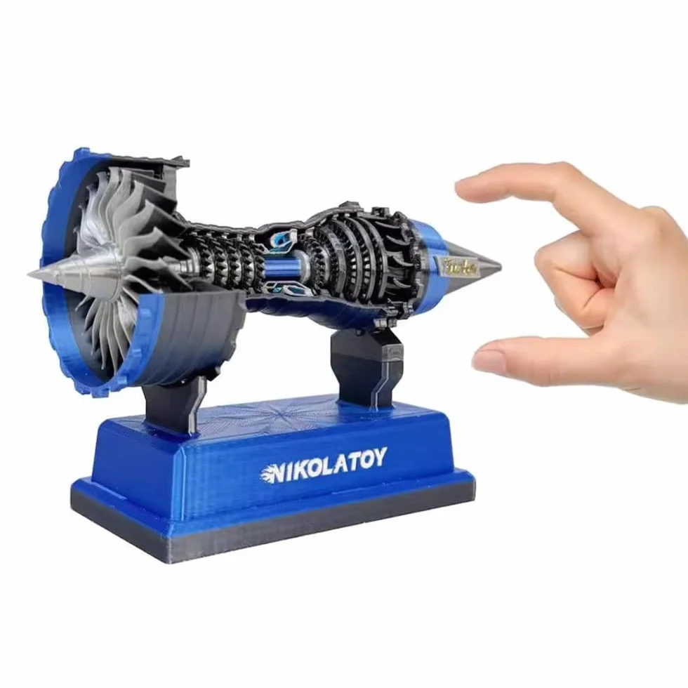 TR900 Super Turbofan Engine Model Kit 12 cm jouet moteur électrique avec piles AAA compatible rouge bleu vert jaune