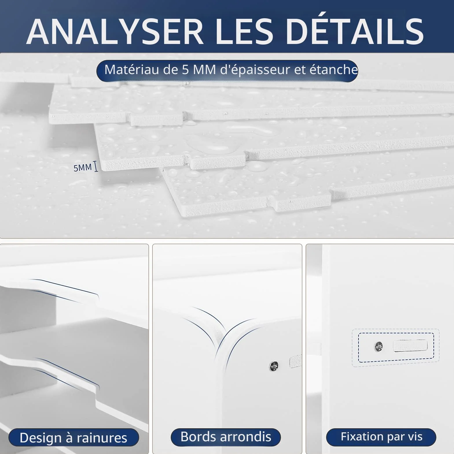 Bac à courrier Organisateur de Bureau Porte-Documents A4 5 Niveaux