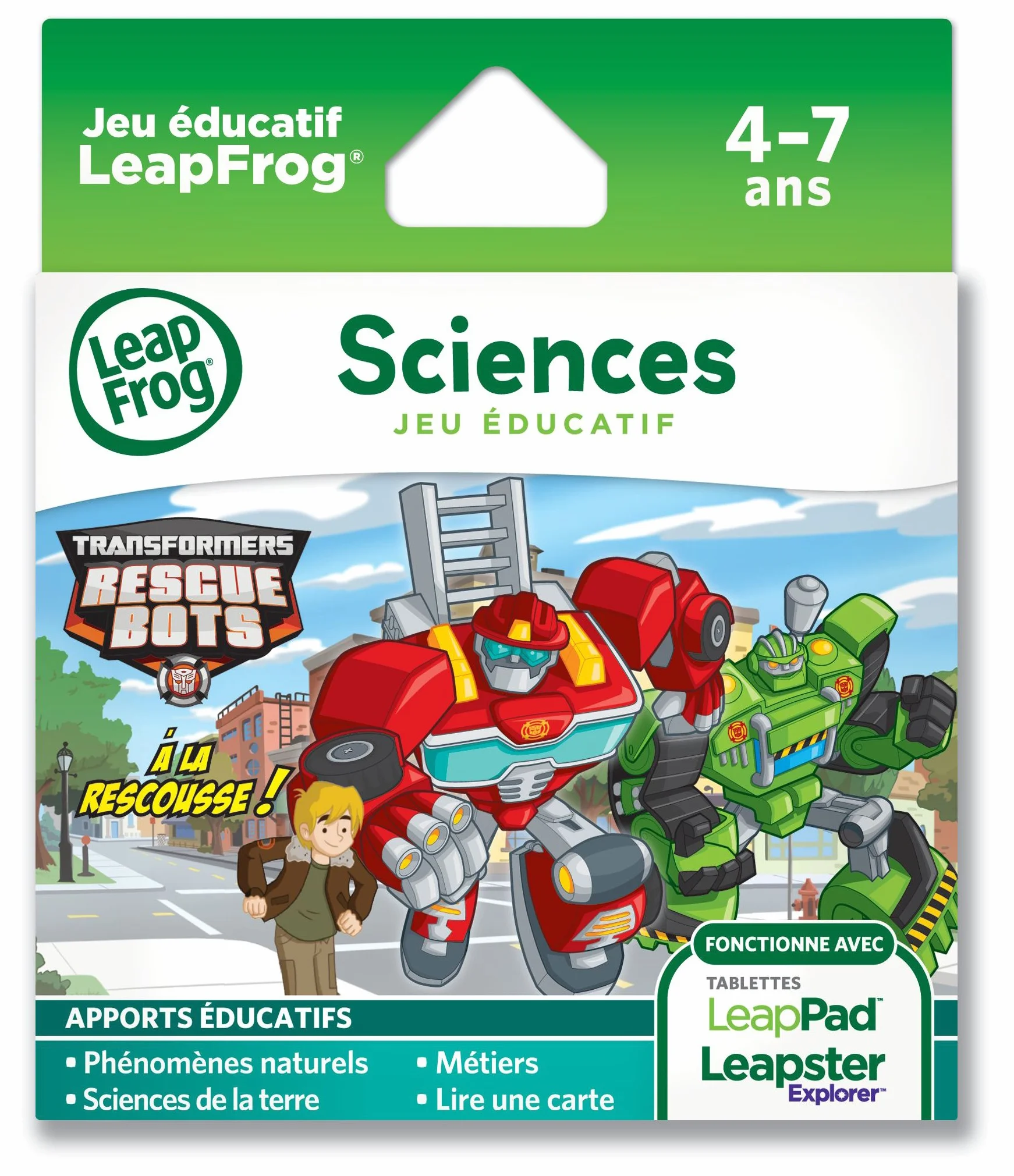 LeapFrog Jeu Electronique Transformers Rescue Bots Leappad Leapster