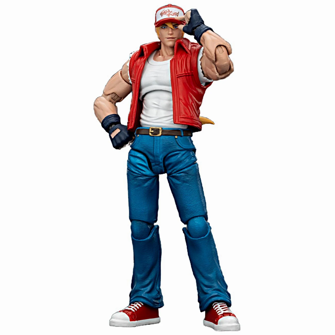 TOYVERSE JOYTOY SNK KOF 98UM Fatal Fury Team Terry Bogard | 15plus 1/18 Figurine d'action mobile ABS PVC Têtes interchangeables Mains Effets