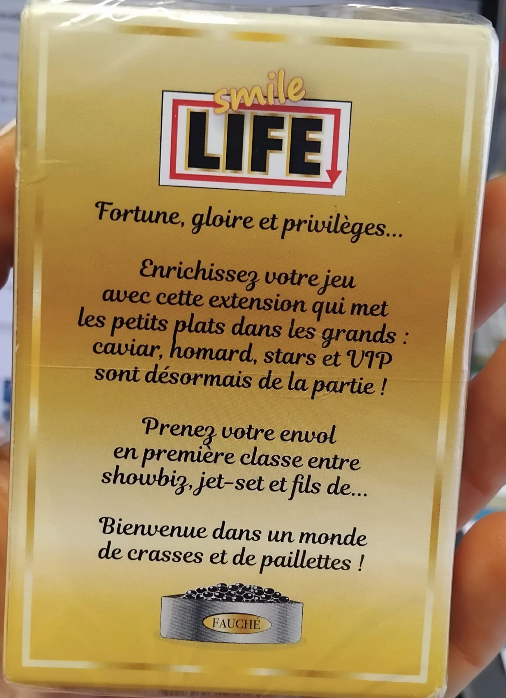 Blackrock Games Smile Life: Vie de Luxe Extension 60 Cartes Humour Stratégie 2-6 Joueurs 12+