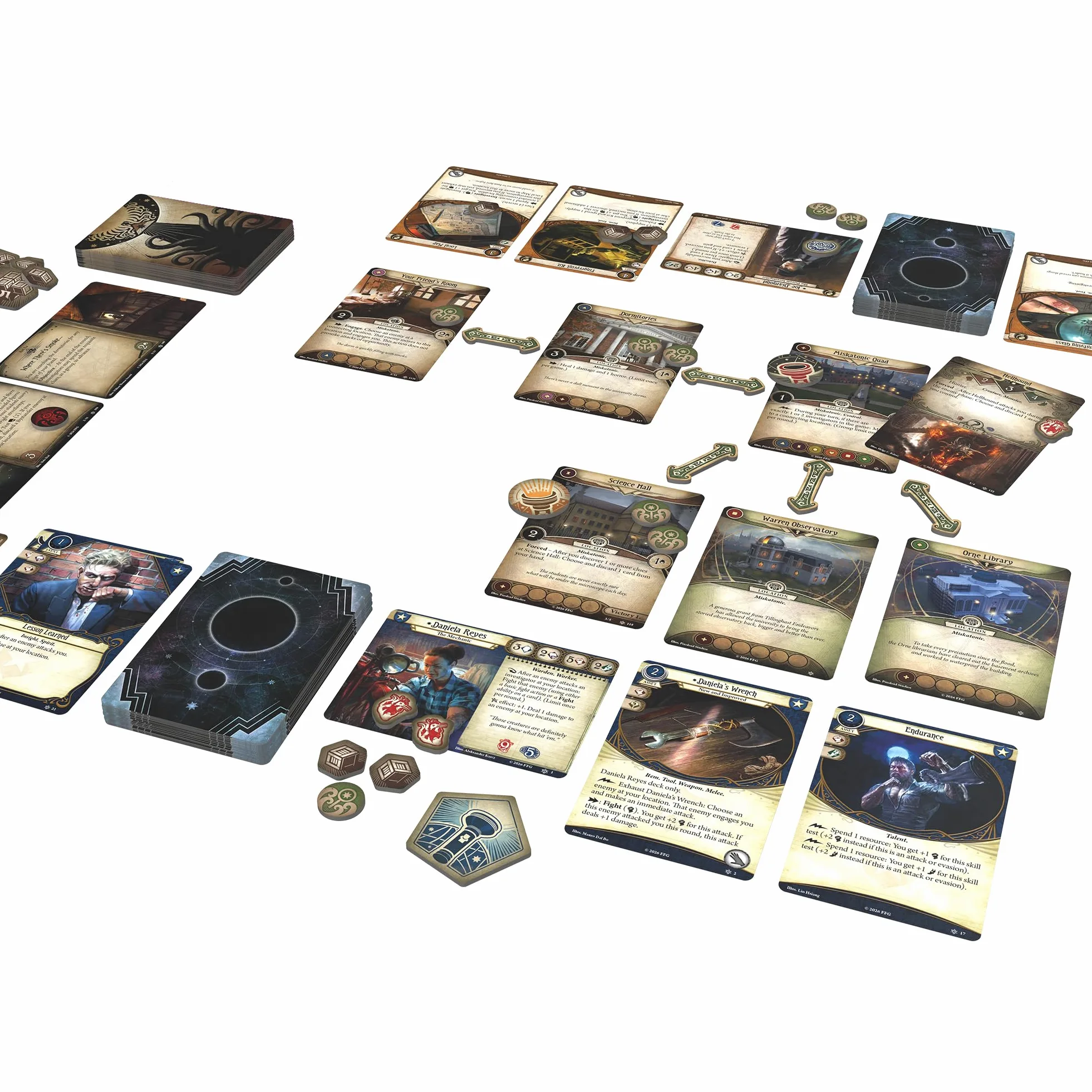 Asmodee Arkham Horror : The Card Game - Chapter Two Core Set - Jeu de Cartes coopératif à partir de 14 Ans - 1 à 4 Joueurs - Temps de Jeu de 45 à 180 Minutes