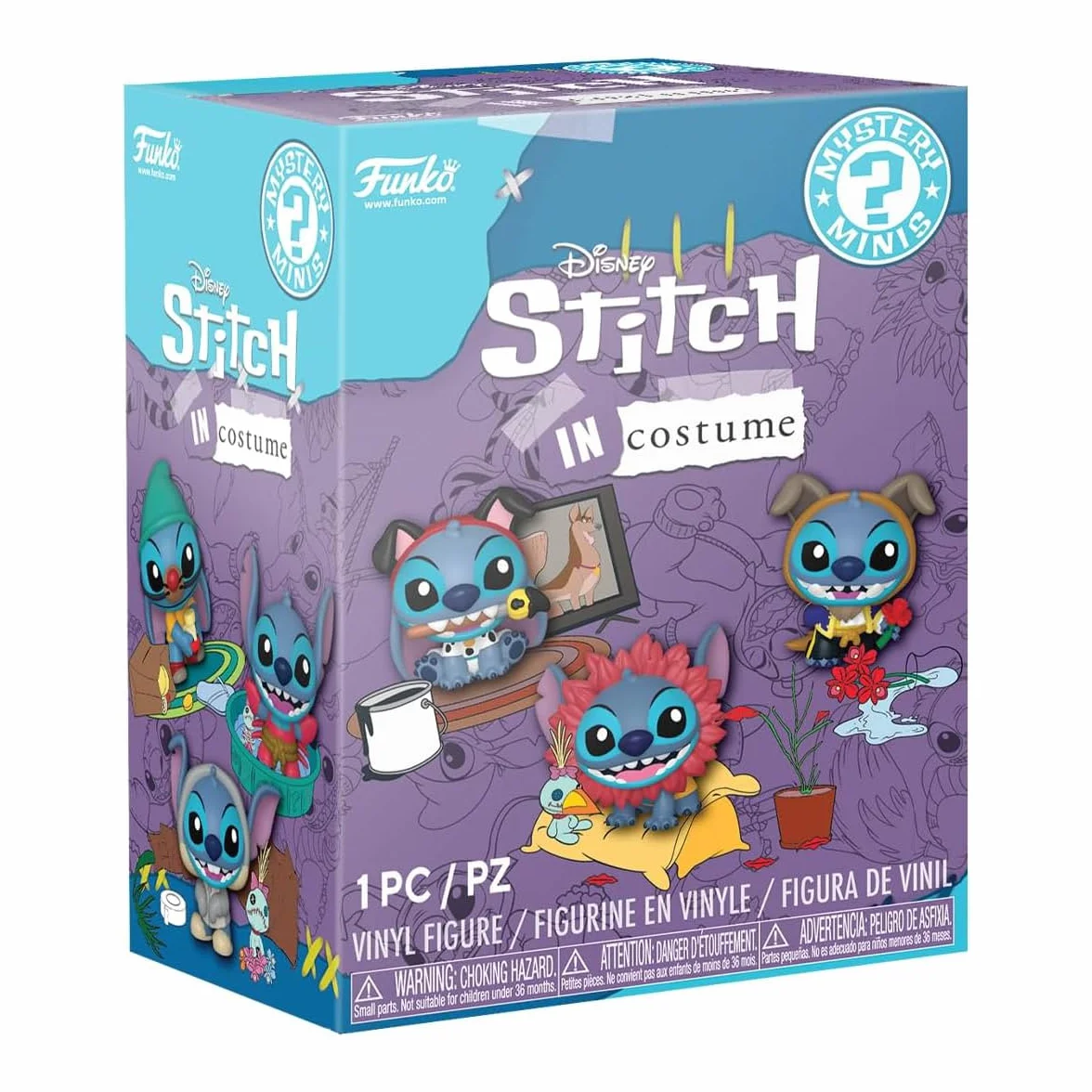 Funko Mystery Mini Disney Stitch in Costume 1 of 12 Vinyl Collectible Figure