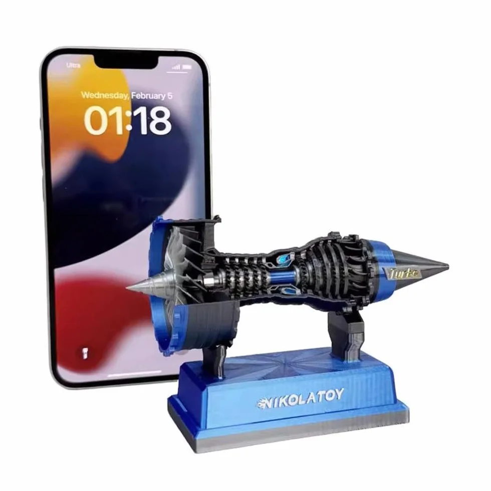 TR900 Super Turbofan Engine Model Kit 12 cm jouet moteur électrique avec piles AAA compatible rouge bleu vert jaune