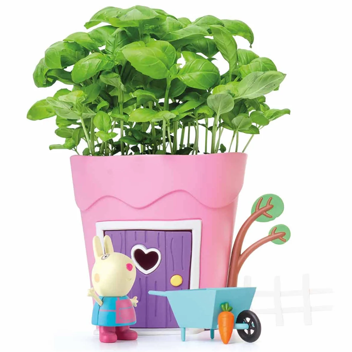 Peppa Pig PP103 Peppa Pots Rebecca Rabbit Animal Habitat Kit Pink
