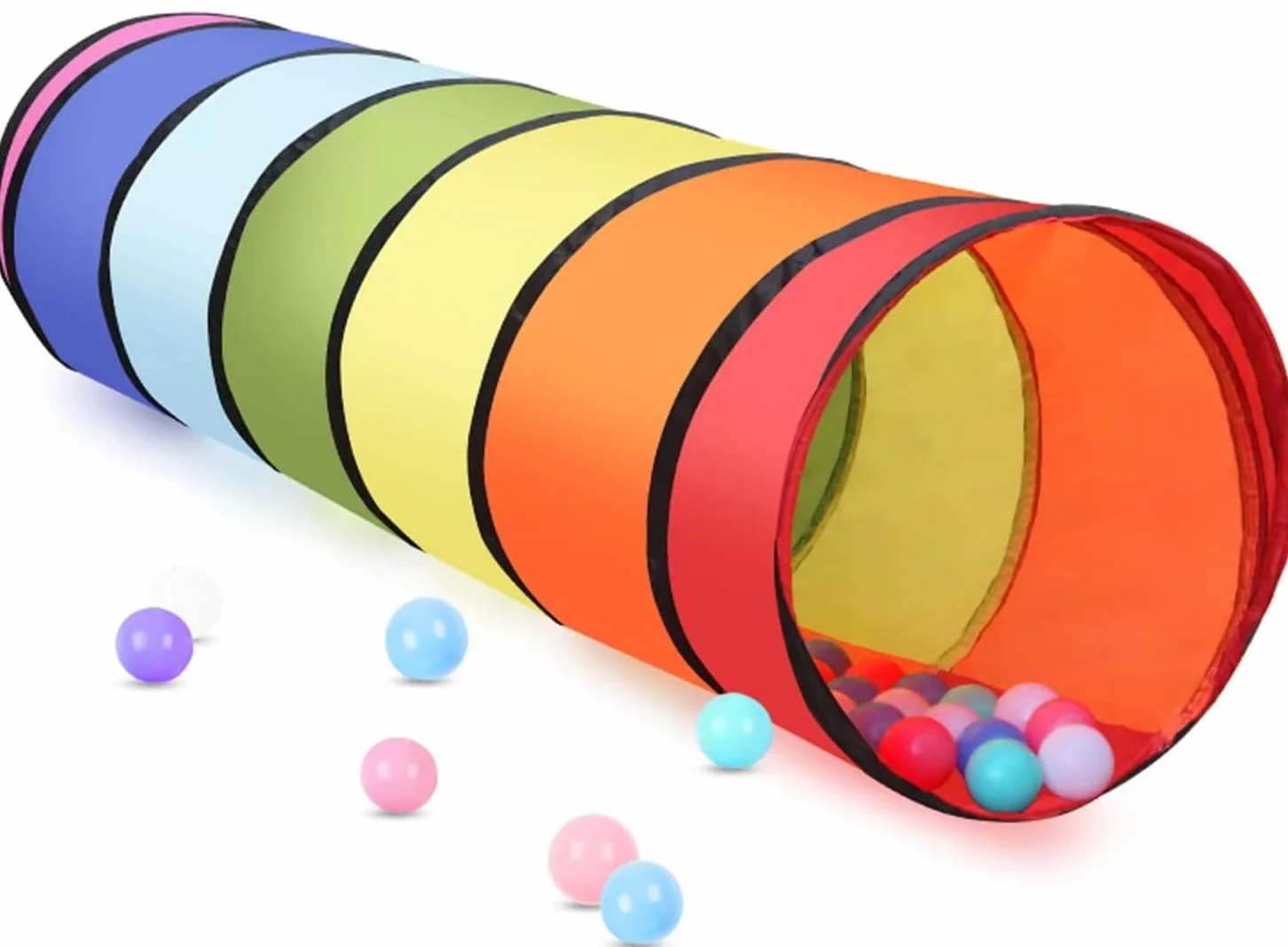 Tente de Tunnel de Jeu d'enfants 180cm LATERN Pop-Up Pliable Intérieur Extérieur