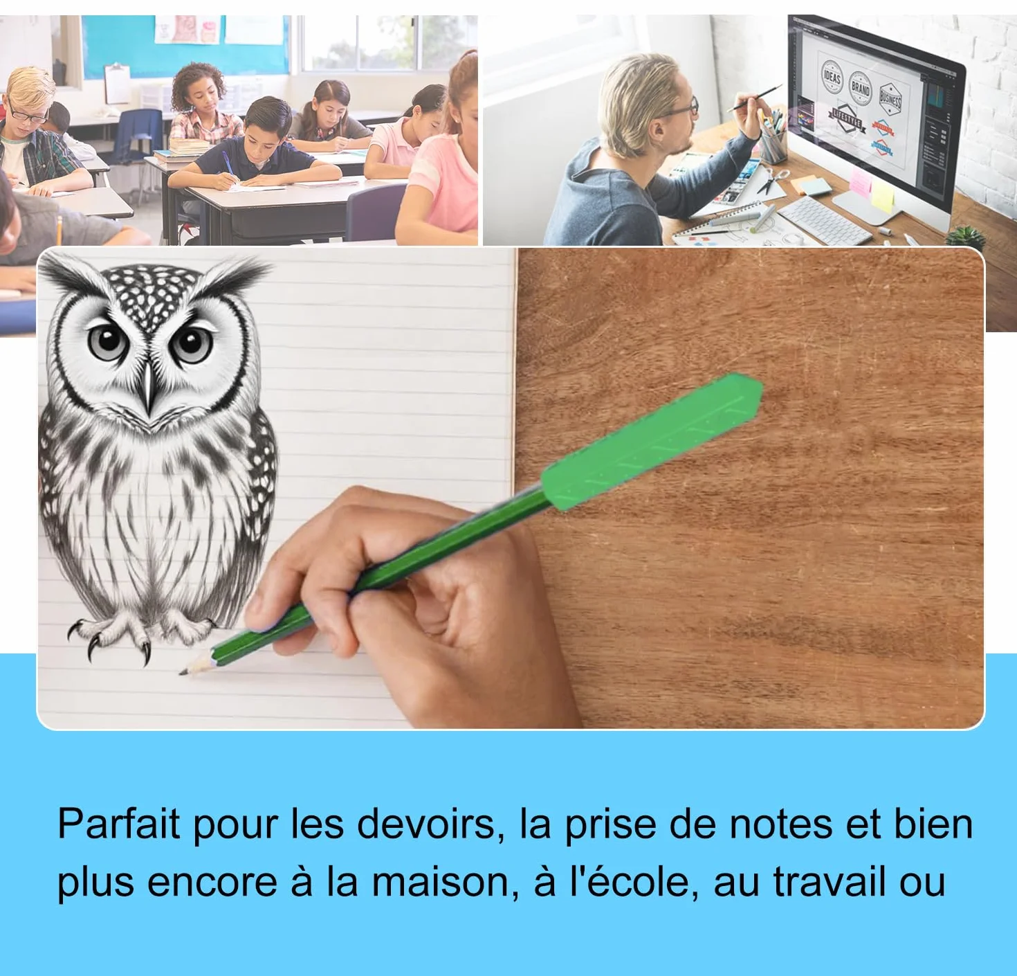 KEFU Embouts à Mâcher pour Crayons, Lot de 8, Accessoires Sensoriels pour Enfants Autisme TDAH