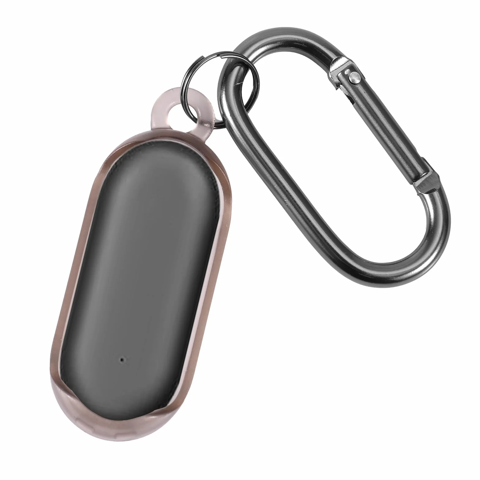 Étui Enregistreur Vocal PLAUD NotePin AI, Housse de Protection Transparente PC avec Porte-Clés, Coque Fine Résistante aux Chocs