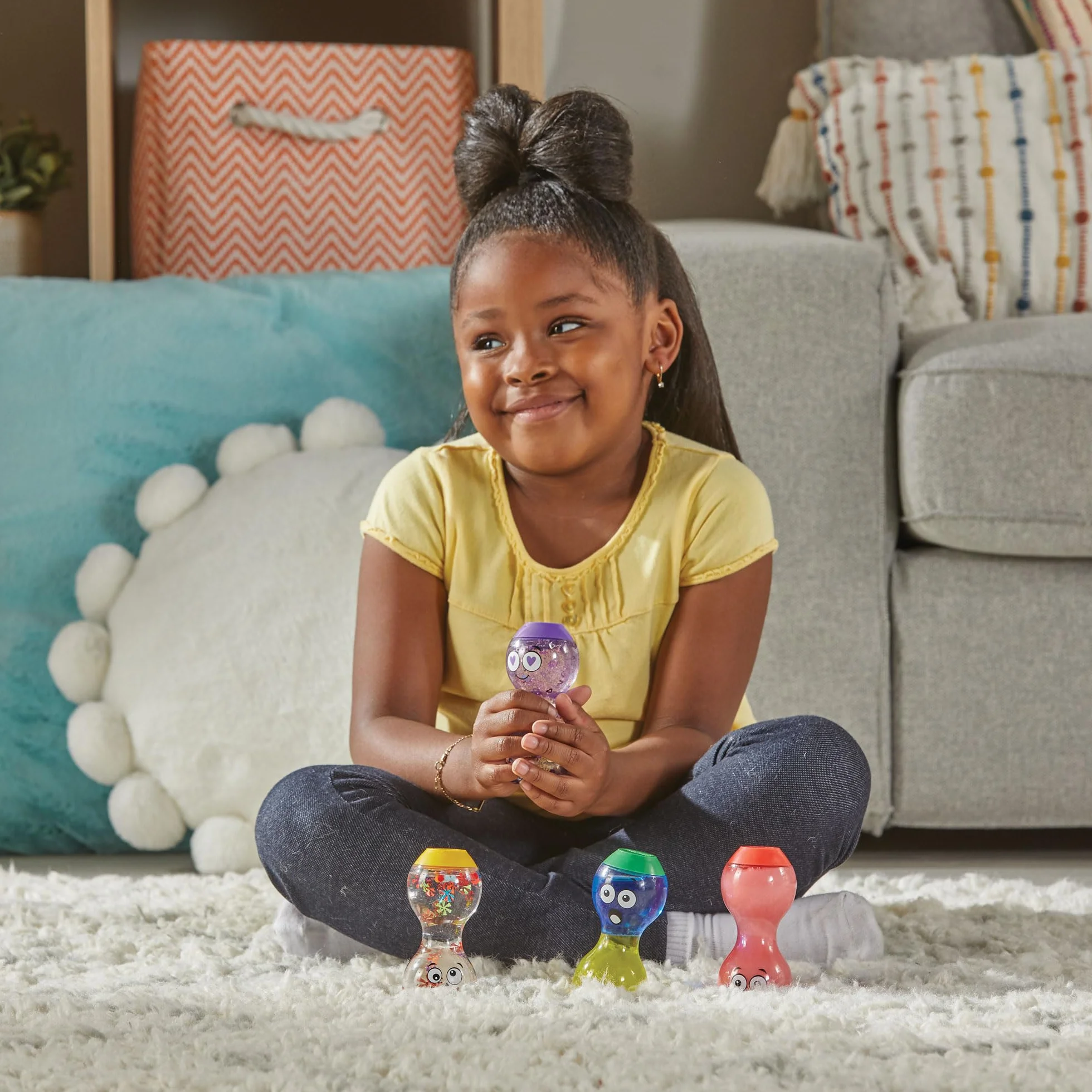 Learning Resources 4 Bouteilles Sensorielles Émotions Montessori Autisme Jeux Enfant 3 4 5 Ans