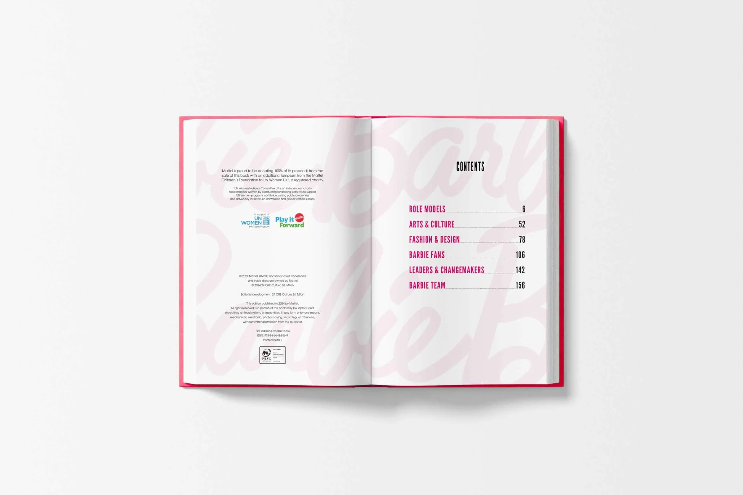 Barbie Livre édition limitée Rose