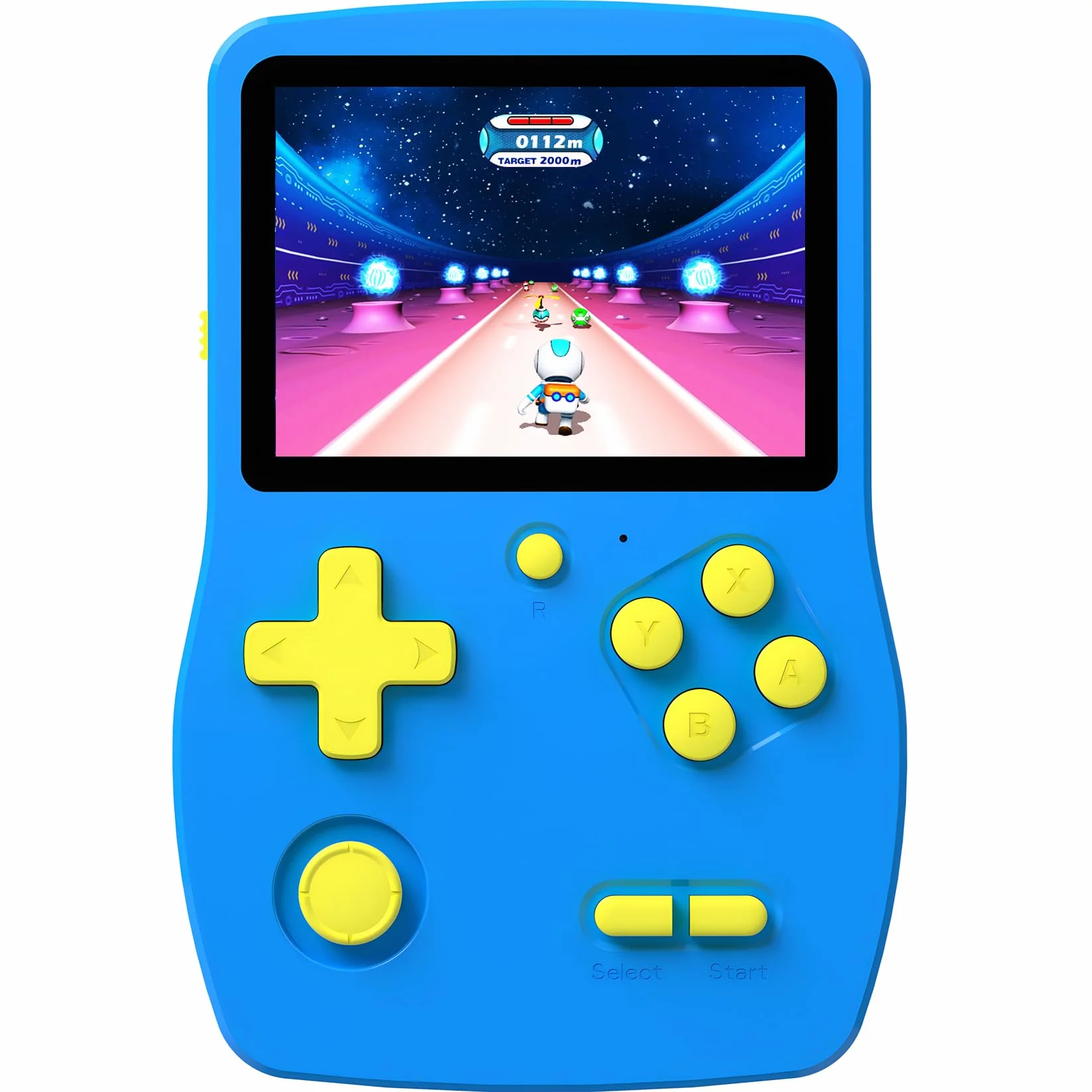 Console de Jeu Portable 32 Bits Écran IPS 3,0" 139 Jeux HD Intégrés Rechargeable Bleu
