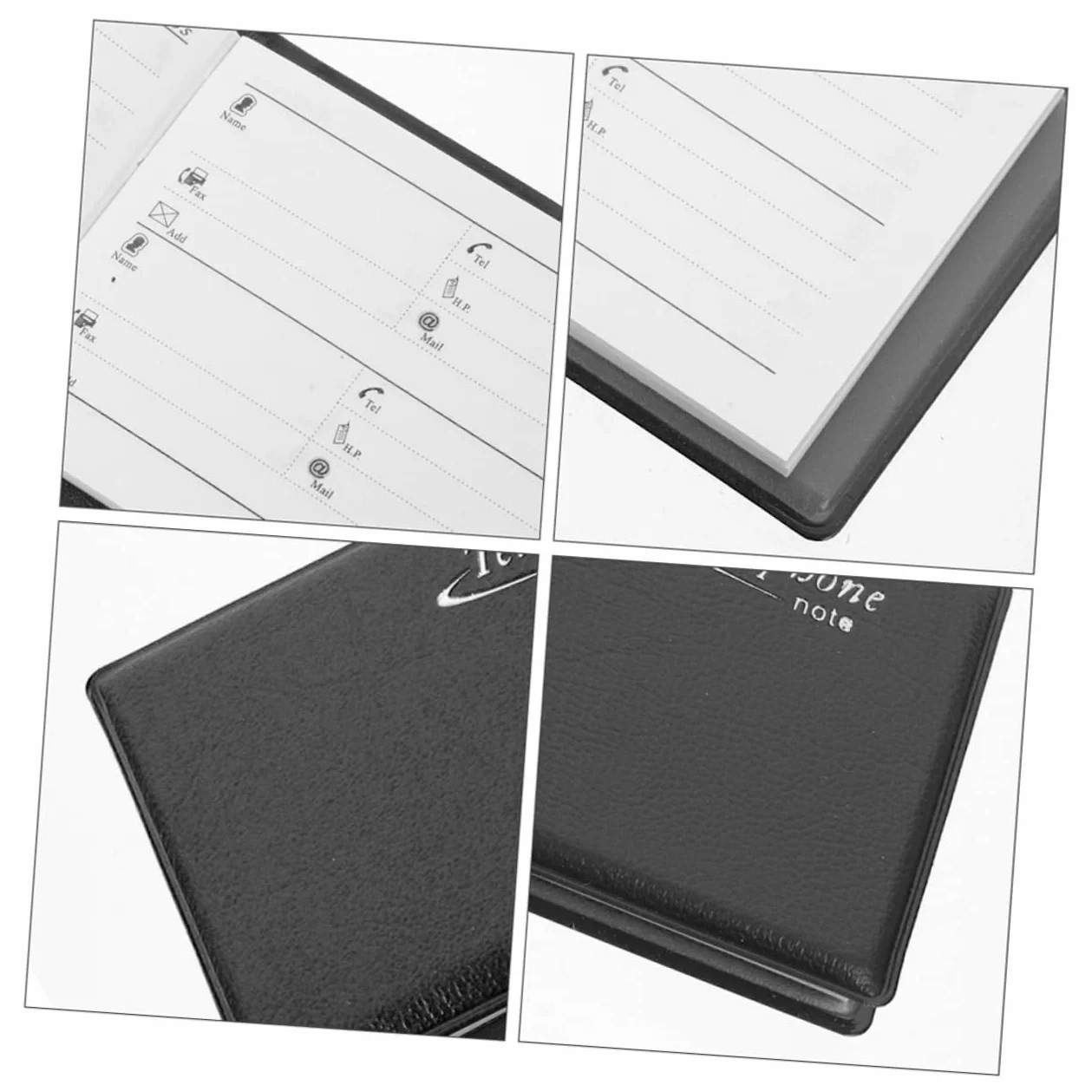EXCEART Lot de 12 Mini carnet d'adresses - Petit répertoire téléphonique pour Portefeuille
