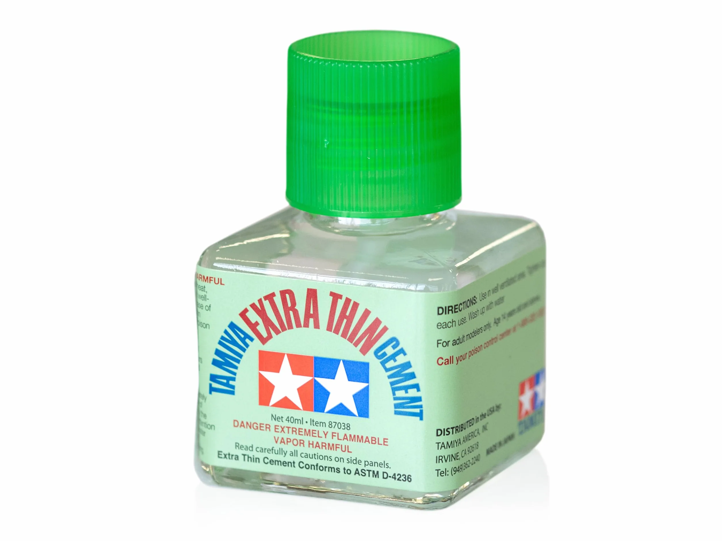Tamiya 87038 Colle Extra Liquide avec Pinceau applicateur 40 ML