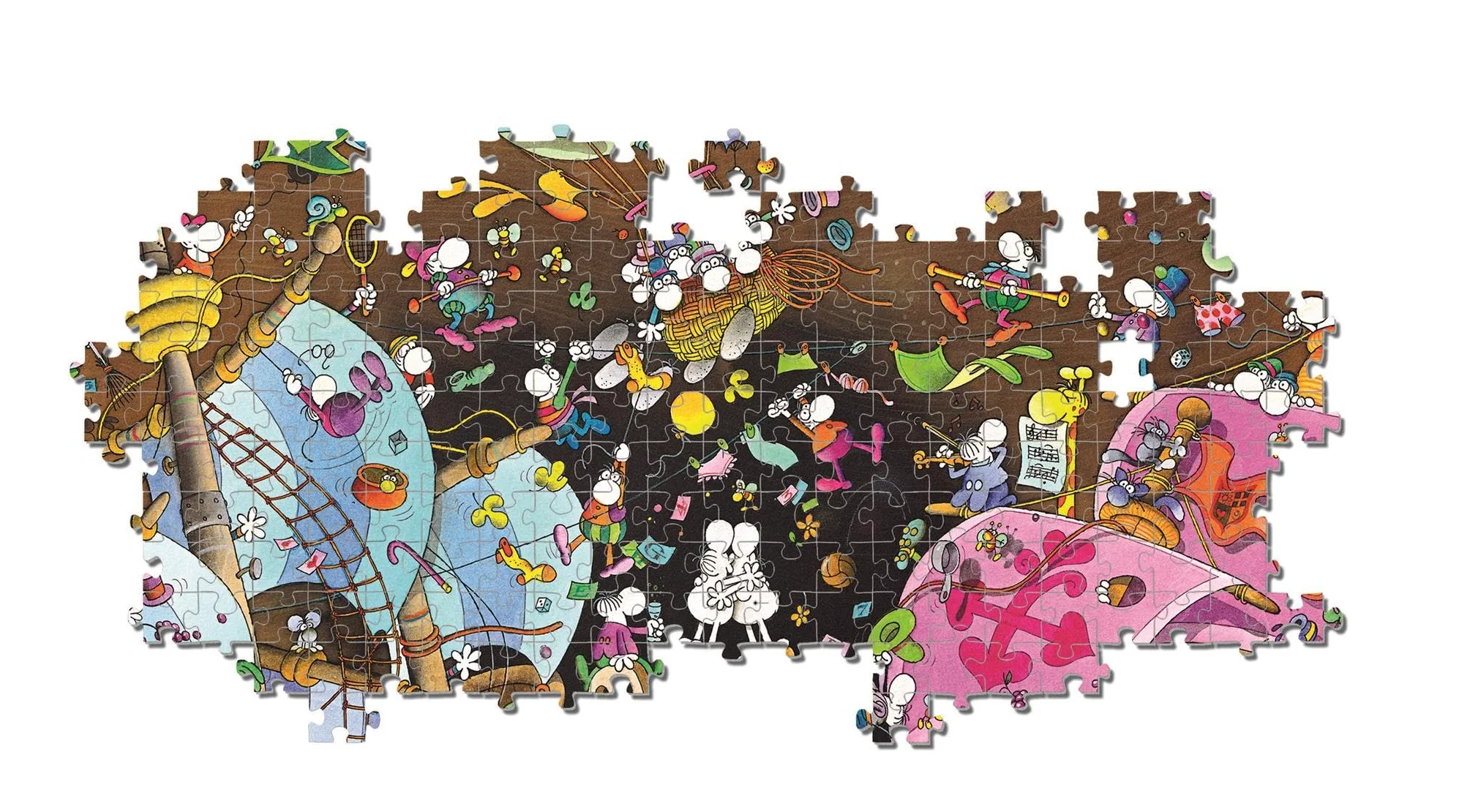 Clementoni - 36527 - Mordillo - Puzzle - 6000 Pièces - Jeu de Création et Logique pour Enfants et Adultes - à Partir de 14 Ans et Plus - Bande-Dessinée