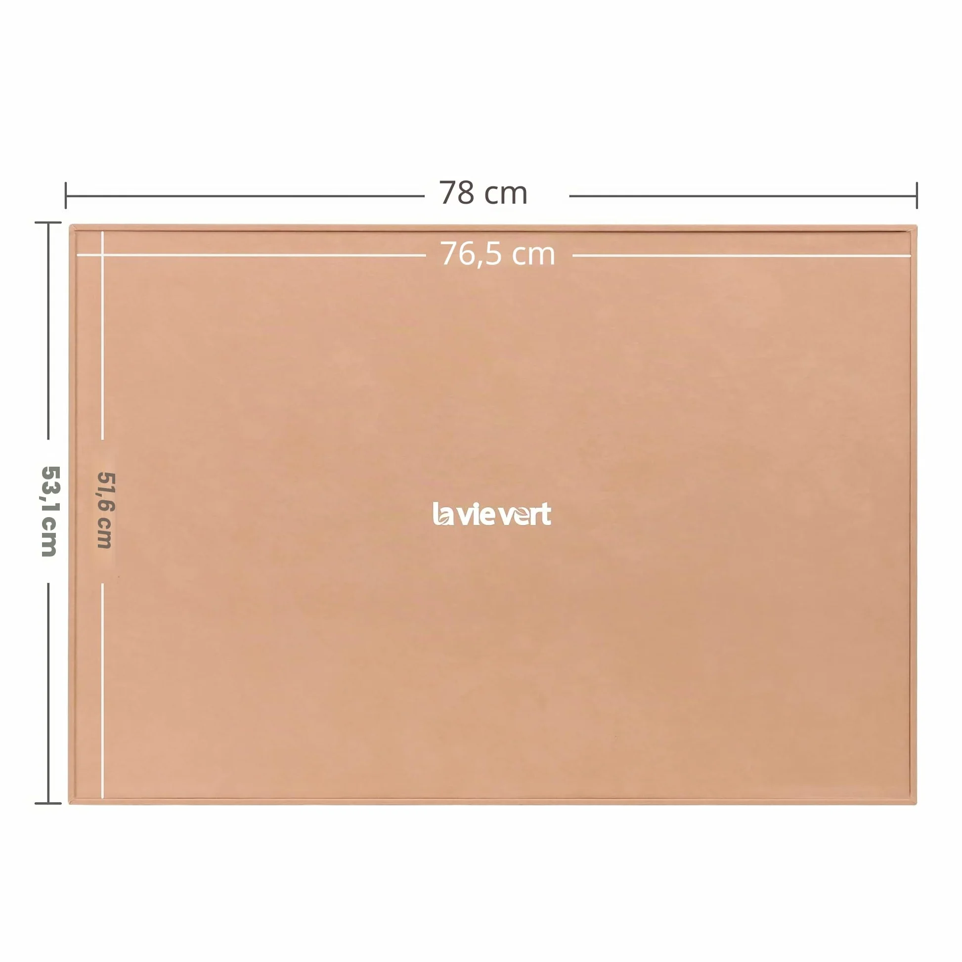 Lavievert Plateau de puzzle portable en bois avec surface antidérapante pour jusqu'à 1000 pièces