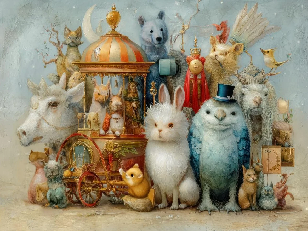 CALVENDO Puzzle des Animaux Humoristiques | 1000 pièces de Taille de la Ponte 64 x 48 cm Puzzle Photo pour des Heures heureuses