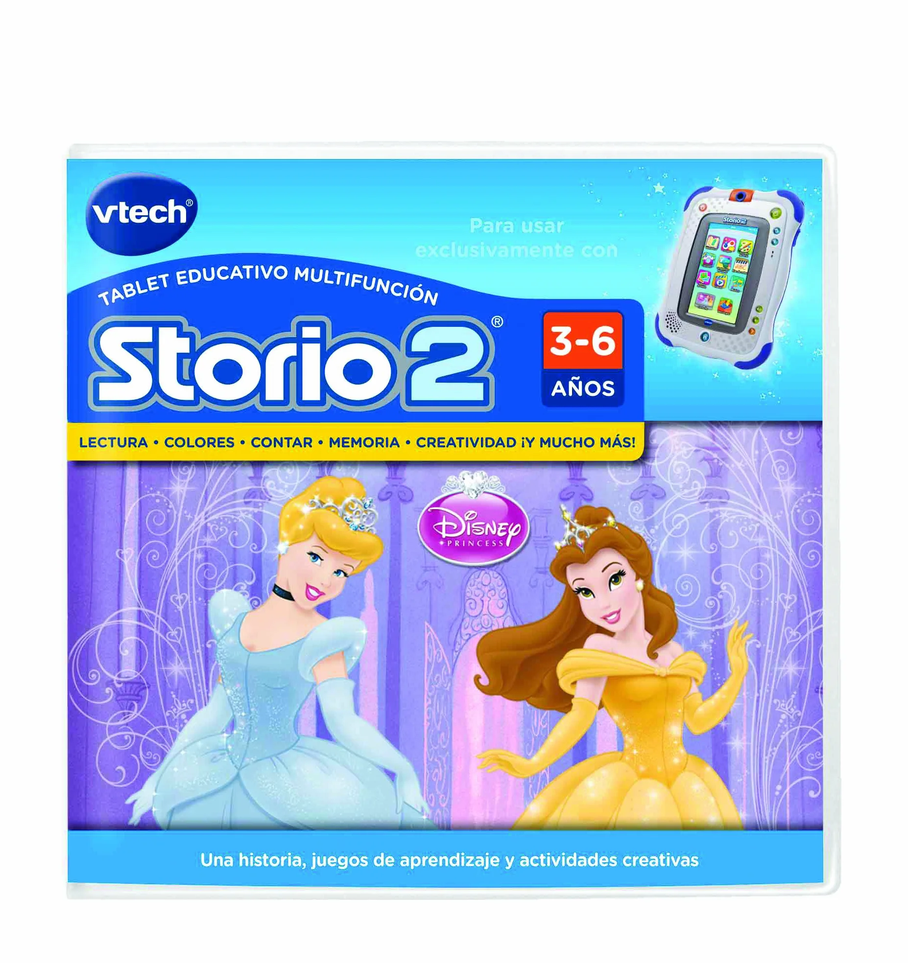 Vtech Storio Jeu éducatif Le Monde de Dory Jeu Princesses 15.7 x 13.5 x 2.0