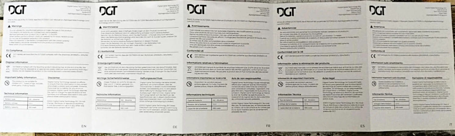Horloge d'échecs DGT 2500 officielle Fide