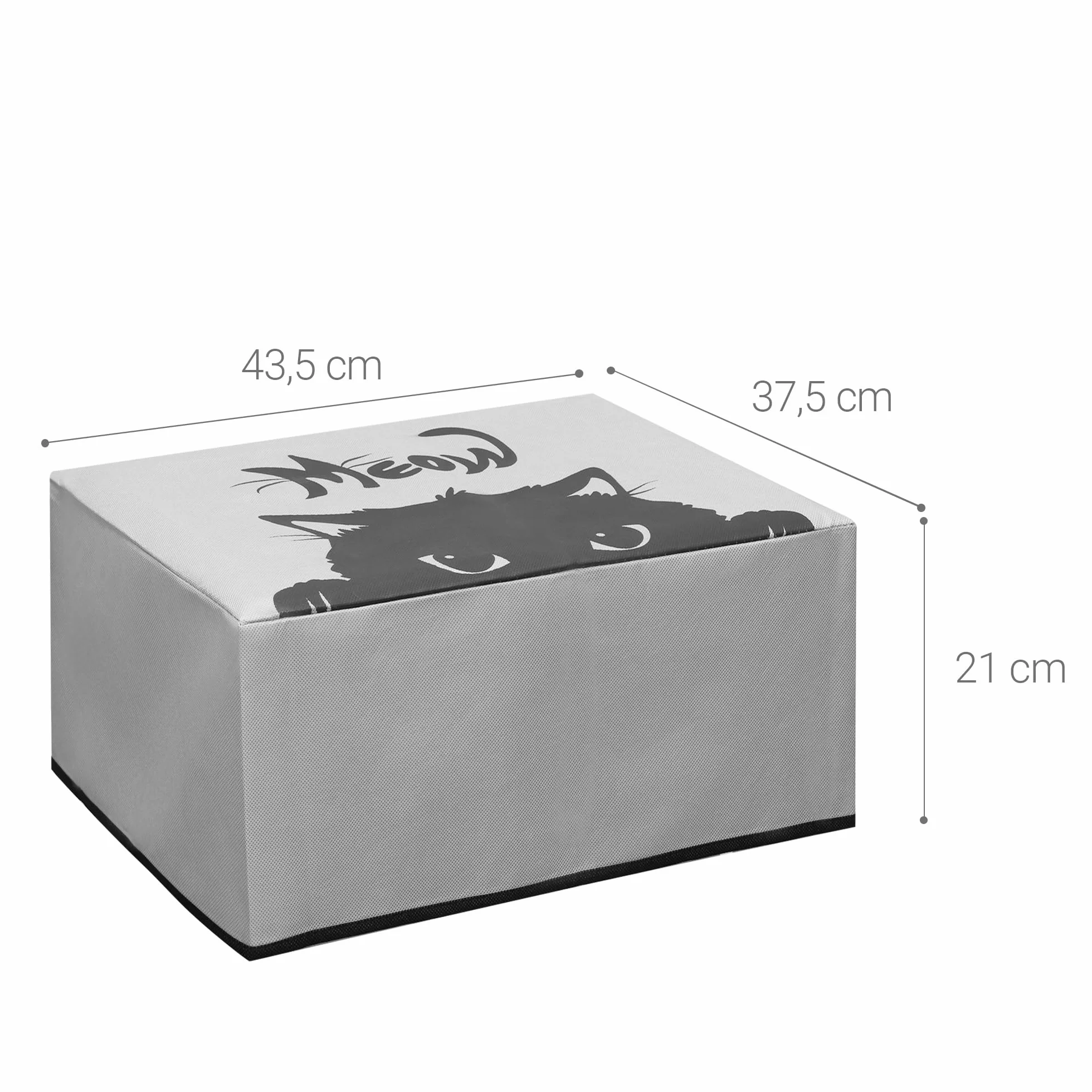 kwmobile Housse Compatible HP Smart Tank 7005 5000 Protection Imprimante chat noir
