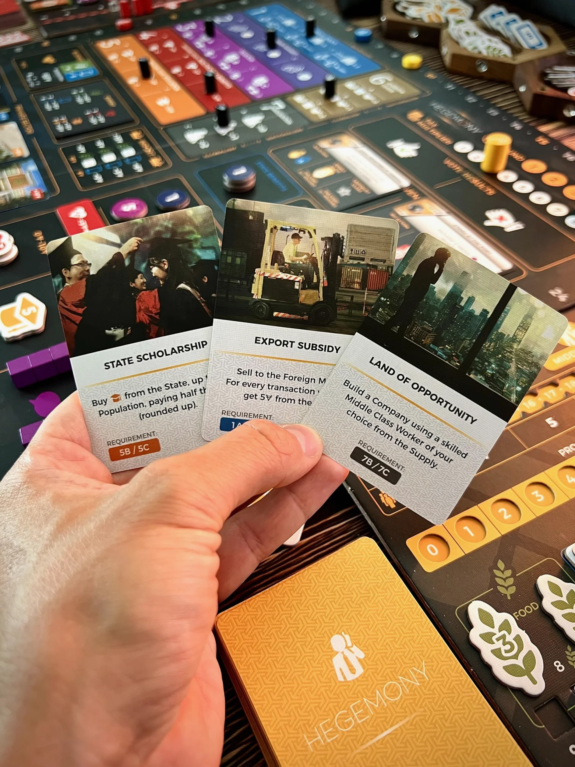 Hegemony Lead Your Class to Victory | Unique Asymmetric Card Driven Game | Political Economic Board Game | Ages 14+ | 2-4 Players | English Version