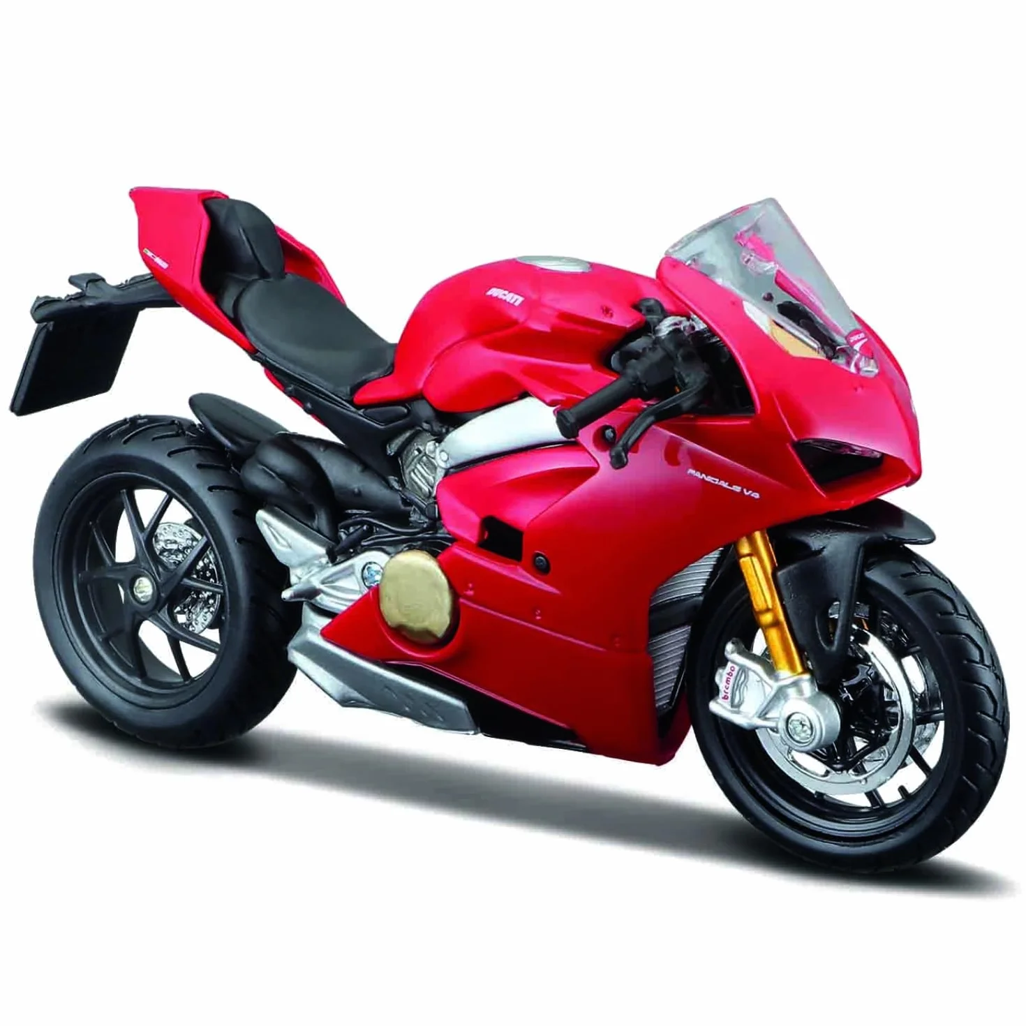 Bburago Ducati Panigale V4 1:18 Moto Diecast Réplique Officielle Roues Libres