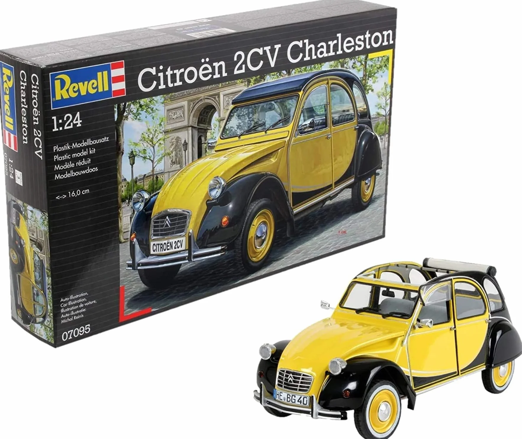 Revell Citroën 2CV Maquette Noir 07095