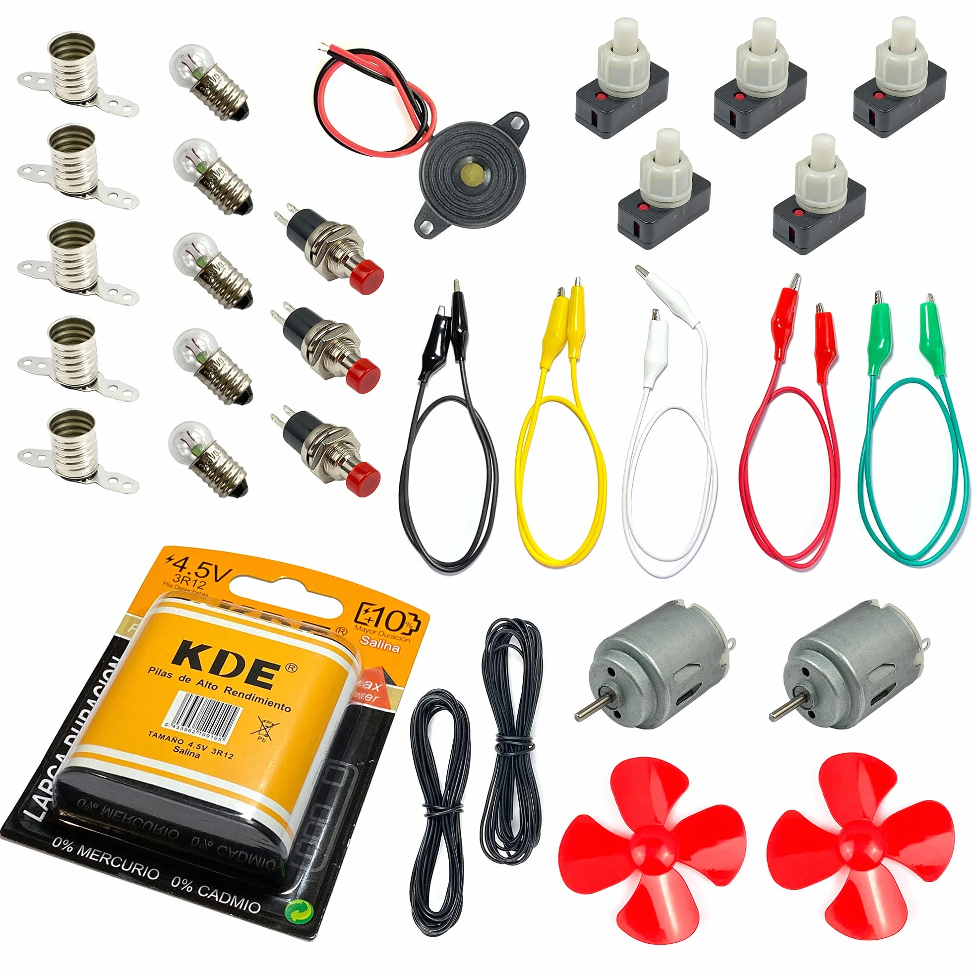 Kit Circuit Electrique Avancé - Apprendre Electricite, Electronique a Monter