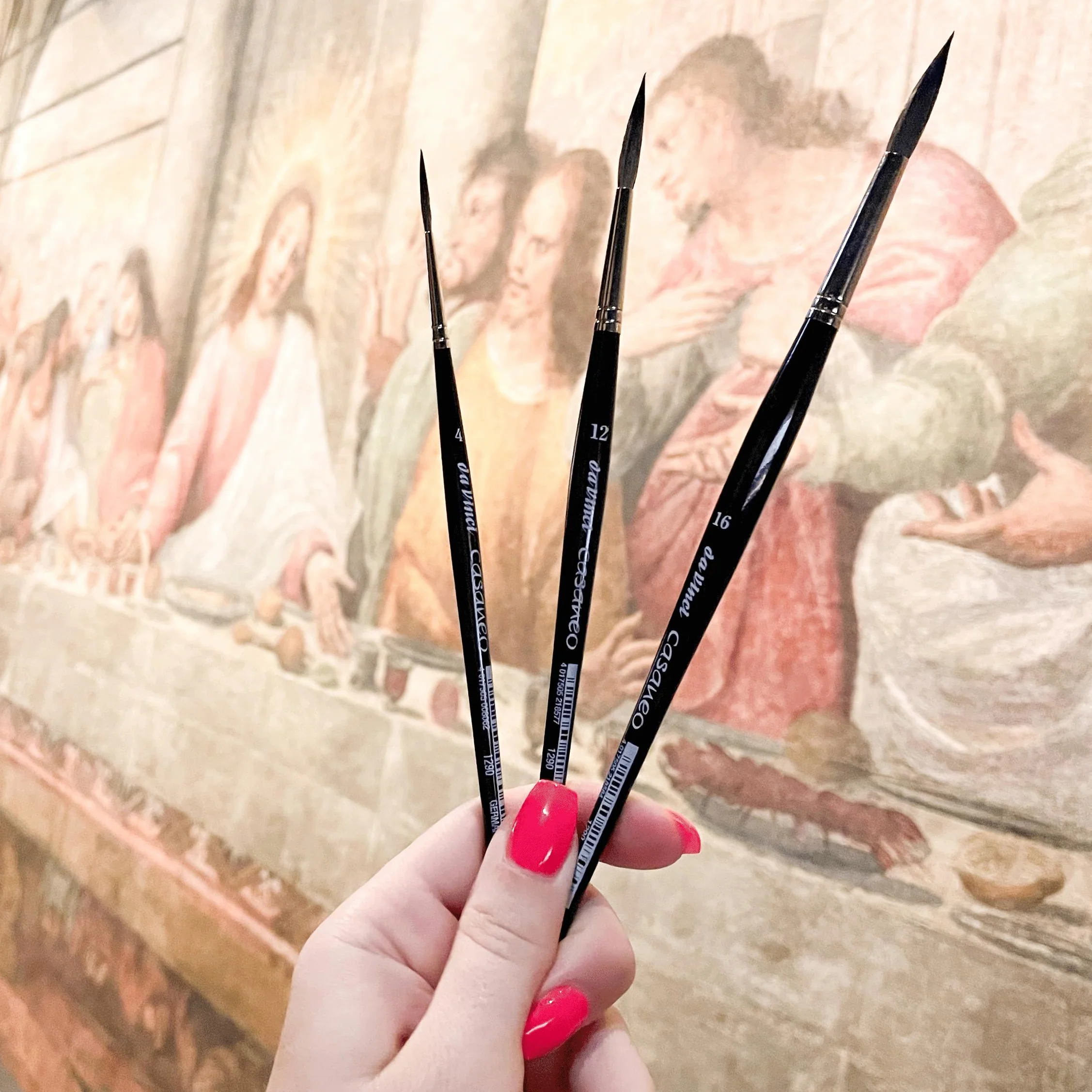 Da Vinci CASANEO Pinceau Aquarelle Fibres Synthétiques Taille 4