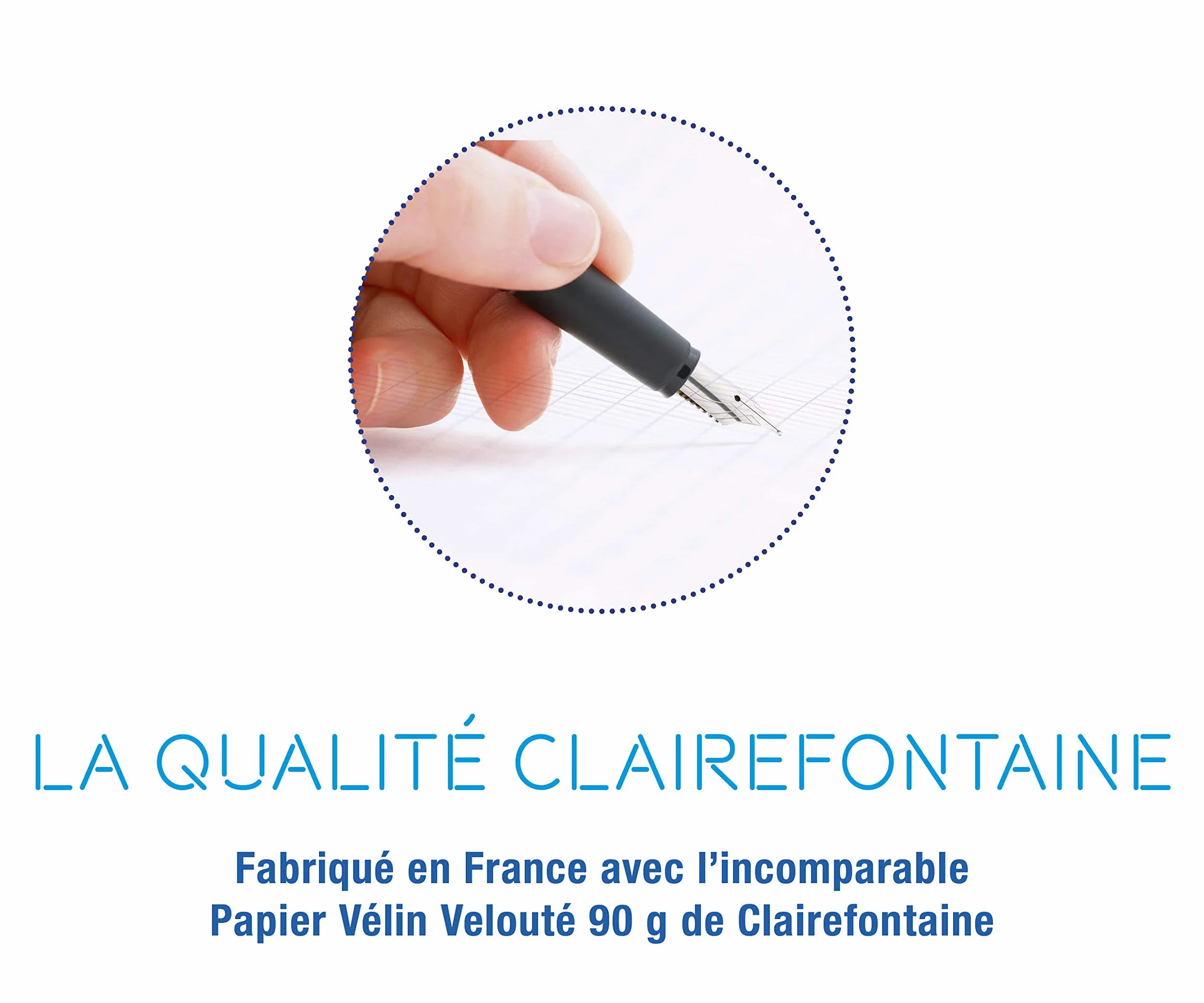 Clairefontaine 3 Cahiers Agrafés Mimesys 24x32 cm 48 Pages Grands Carreaux 90 g Couverture Polypro Violet