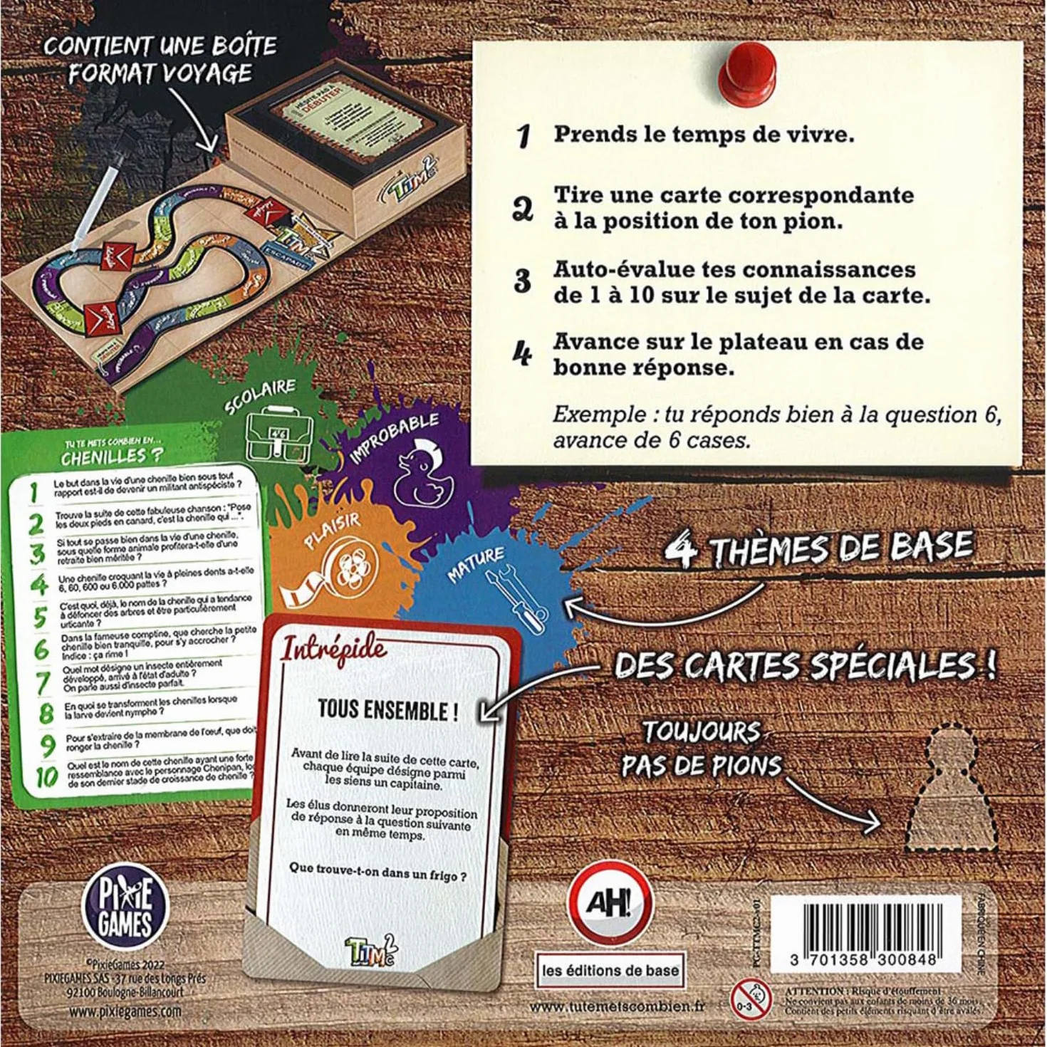 Jeu de société TTMC2 - Tu Te (RE) Mets Combien ? - Quiz Culture générale - Ambiance - Jeu de Plateau
