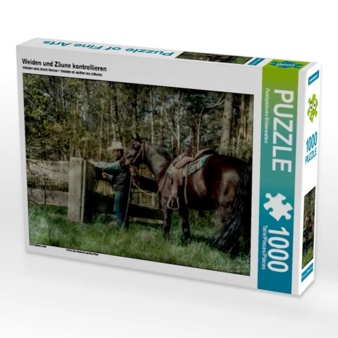 CALVENDO Puzzle Vérifiez Les pâturages et Les clôtures 1000 Pieces 64 x 48 cm from Paintpictures Bilderwelten