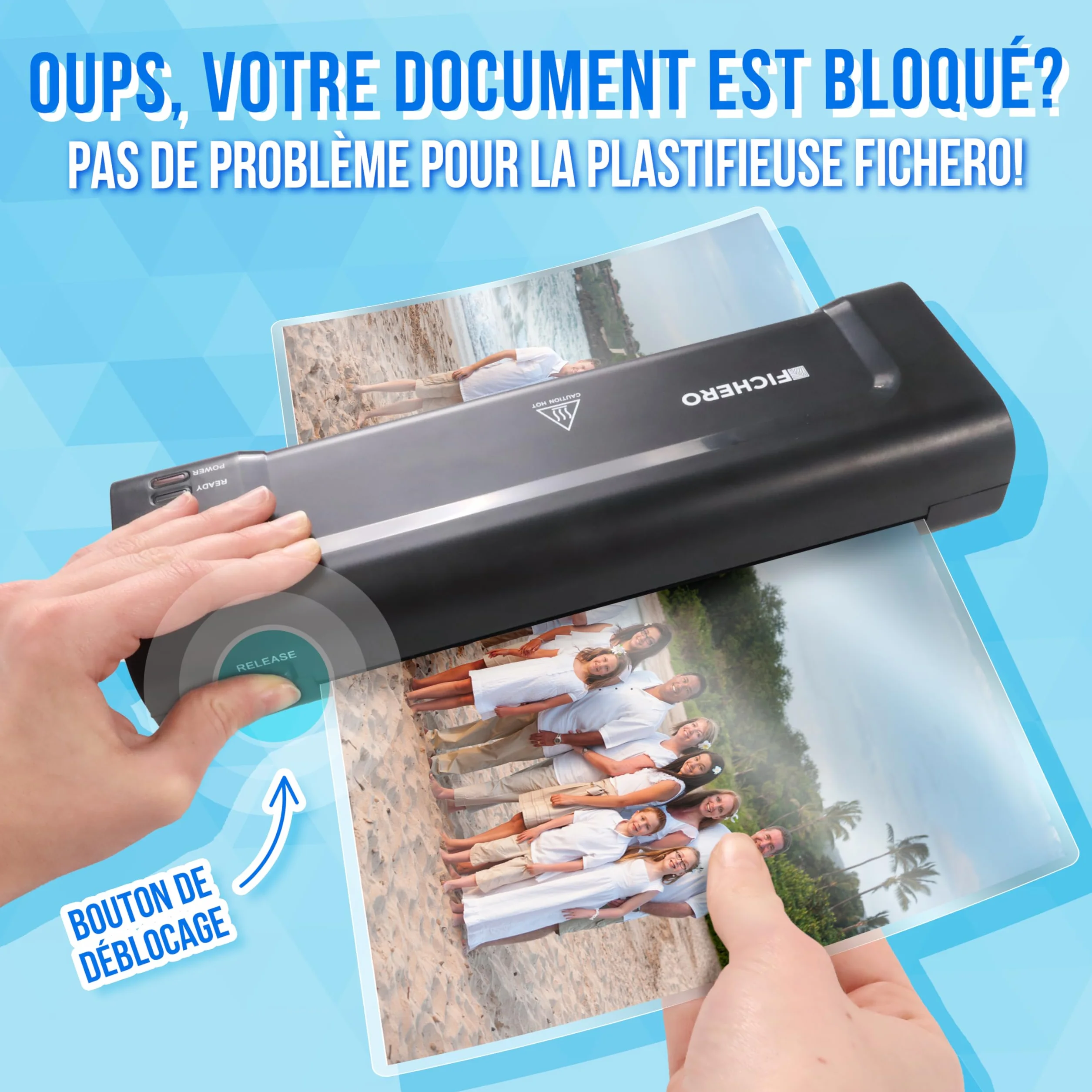 Silvergear Plastifieuse A4 A5 A6 Rapide avec 5 Films de Plastification pour Maison Bureau Ecole