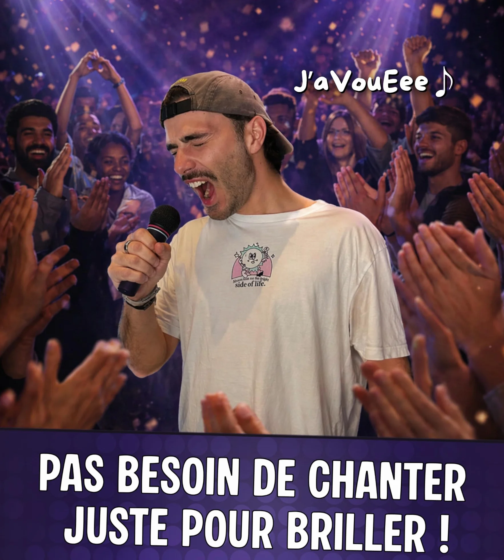 STARAOKÉ Jeu de société Musical drôle - Jeu d'Ambiance 2 à 8 Joueurs 350 Cartes Dès 8 Ans